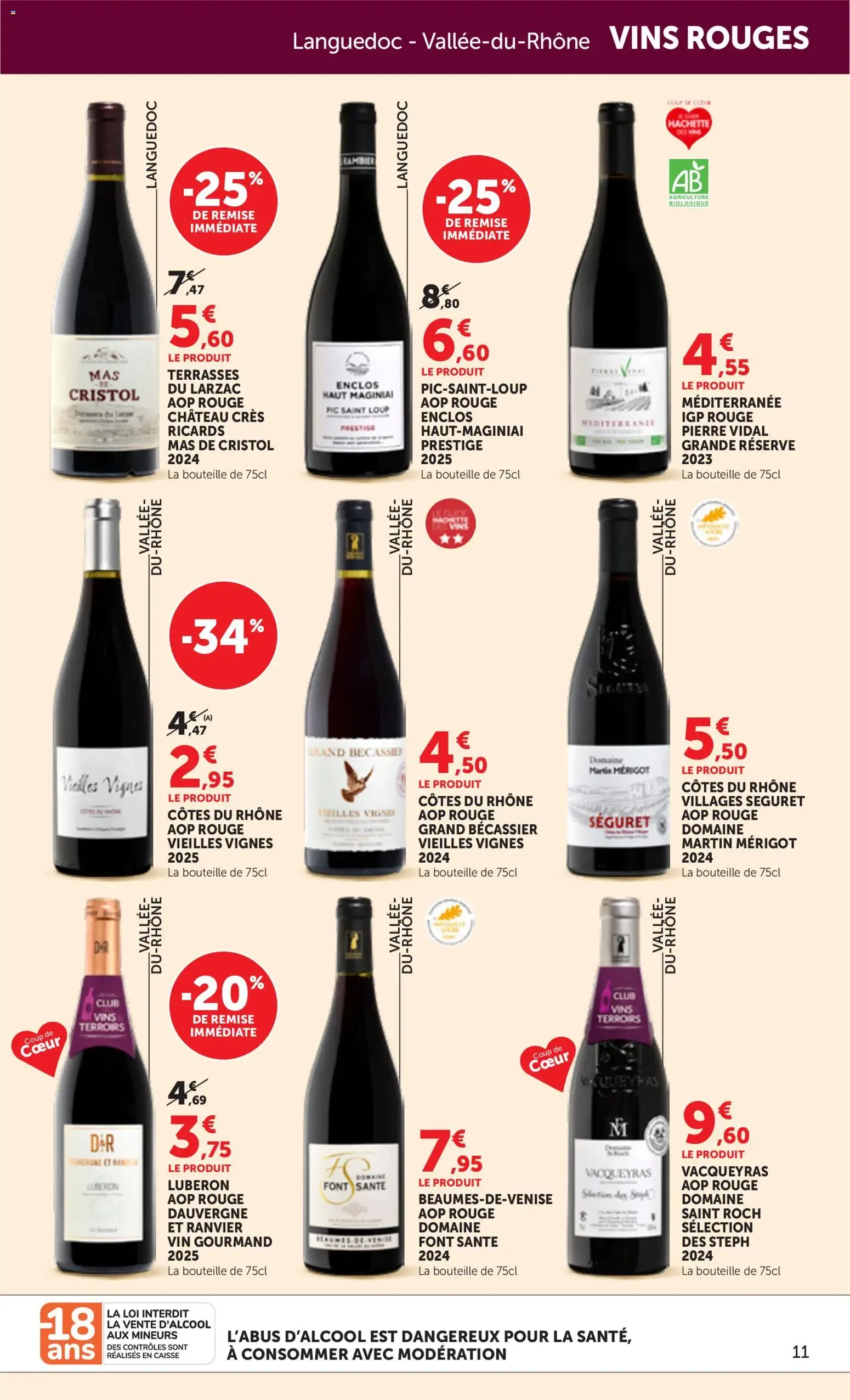 bi1 Foire aux vins Maxi marché à partir du 22/09/2026 - promo en ligne du 22 septembre au 4 octobre 2026 - Catalogue page 11