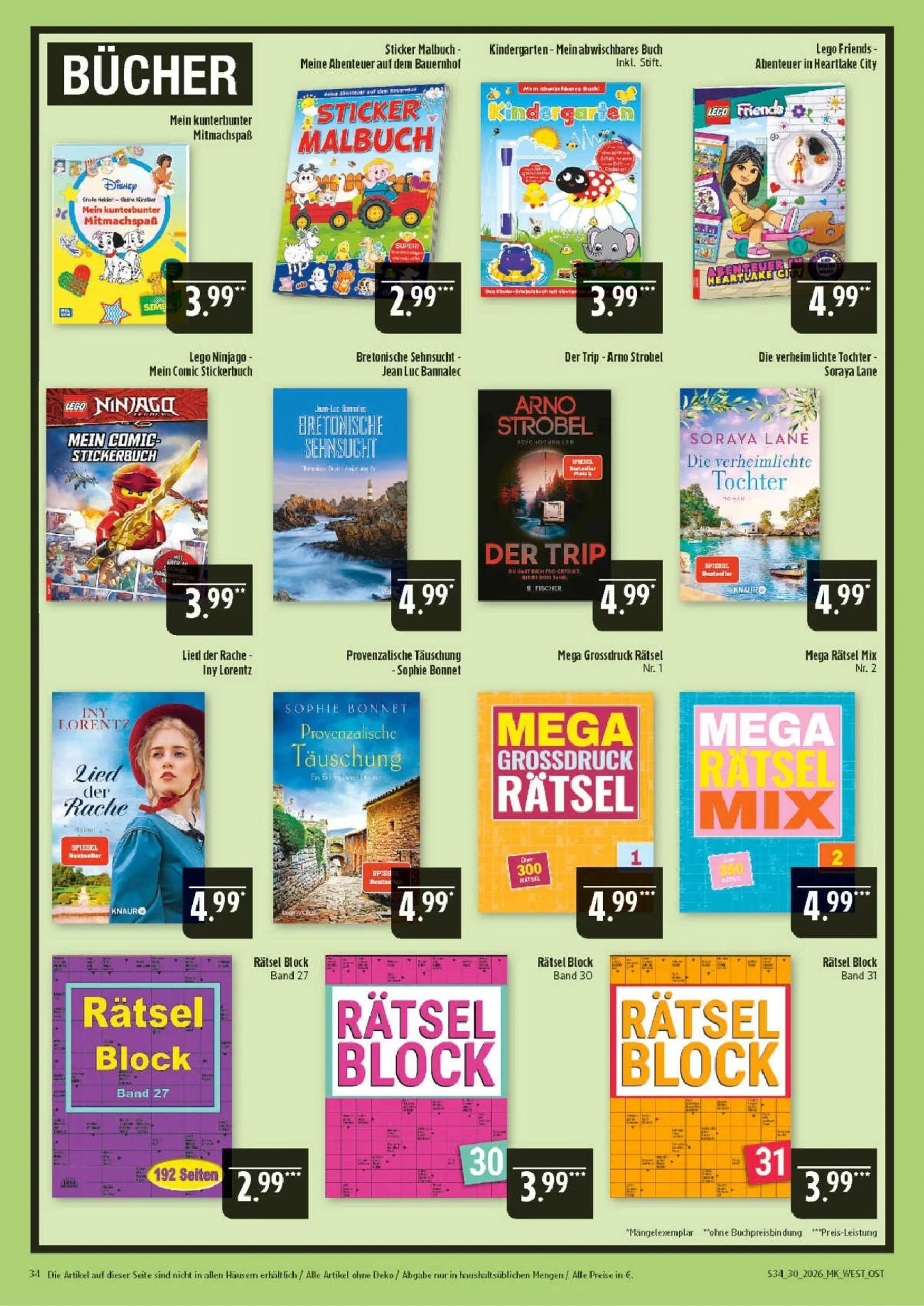 Marktkauf Prospekt – von Montag 20.07.2026 bis Samstag 25.07.2026 von 20. Juli bis 25. Juli 2026 - Prospekt seite 34