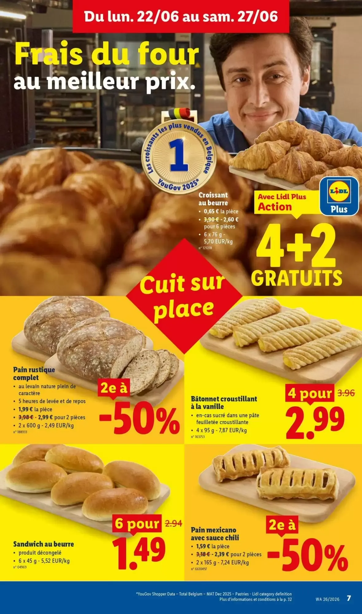 N'économisez pas sur votre qualité de vie, mais sur vos courses. van 22 juni tot 27 juni 2026 - folder pagina 7
