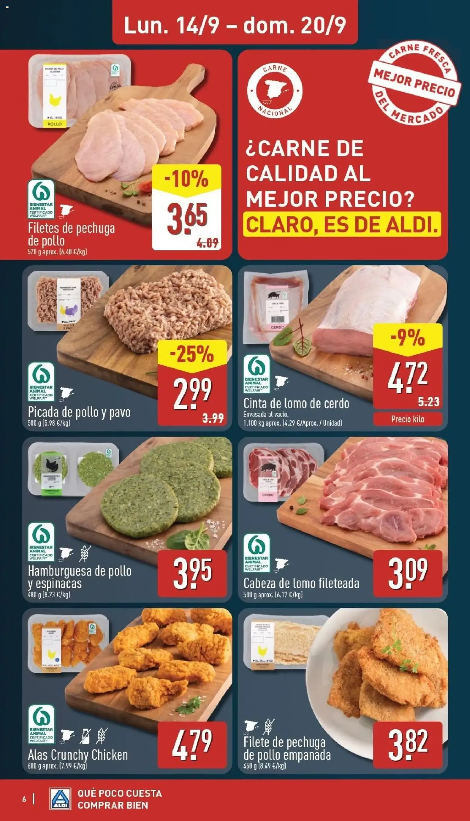 Catálogo de Aldi folleto Península del 14/09/2026 | Catálogo 14 de septiembre al 20 de septiembre 2026 - Página 6