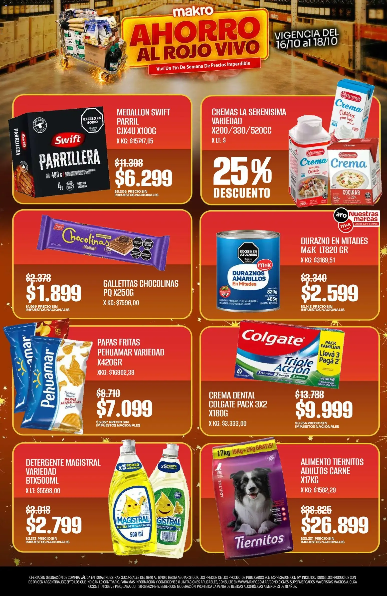 Ofertas de Makro - Ahorro al rojo vivo del 16/10/2026 - 18/10/2026 16 de octubre al 18 de octubre 2026 - Página 2 del catálogo