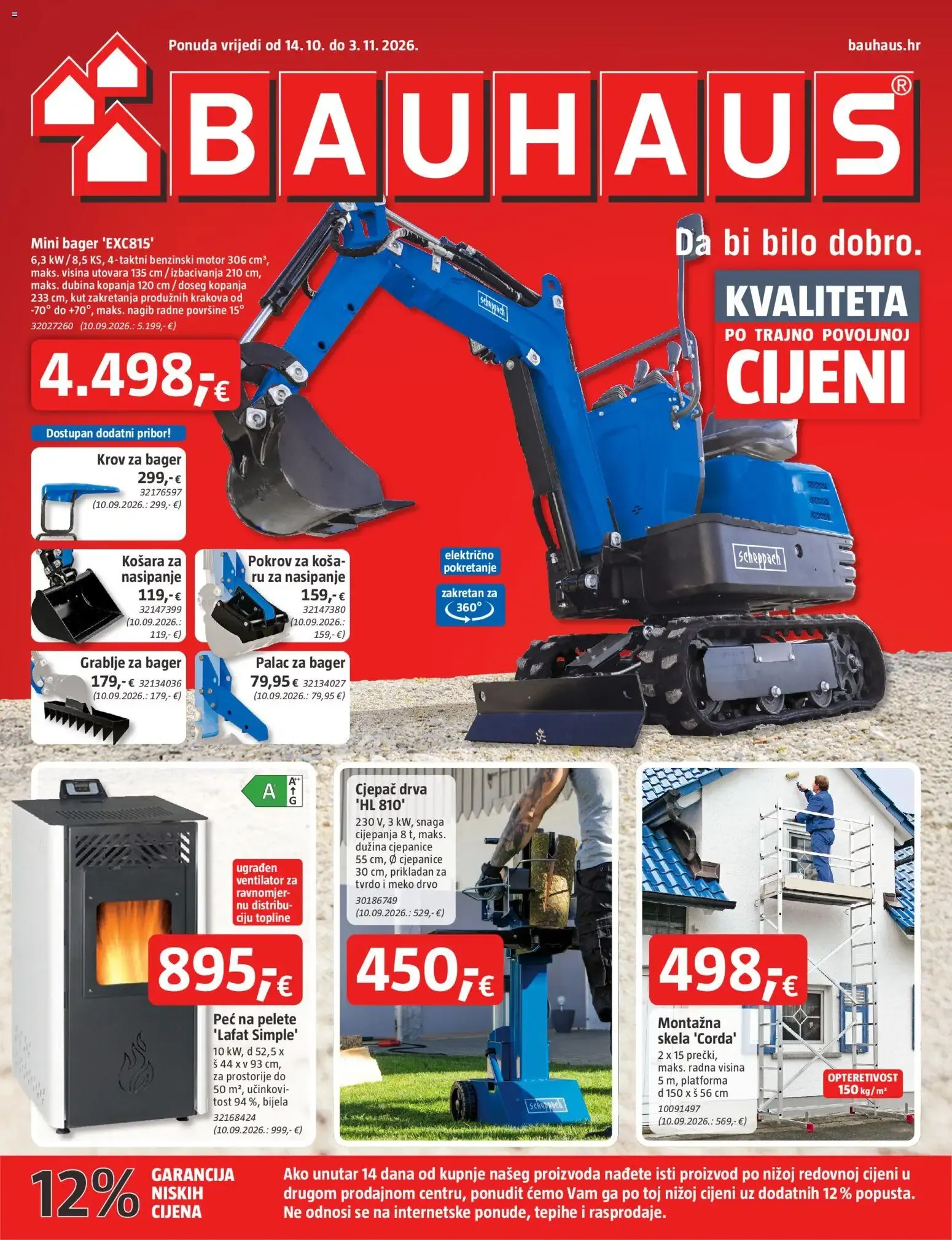 Katalog Bauhaus Katalog novi od 14.10.2026 na listanje > letak digitalni od 14. listopada do 3. studenoga 2026. - Pregled Stranica 1