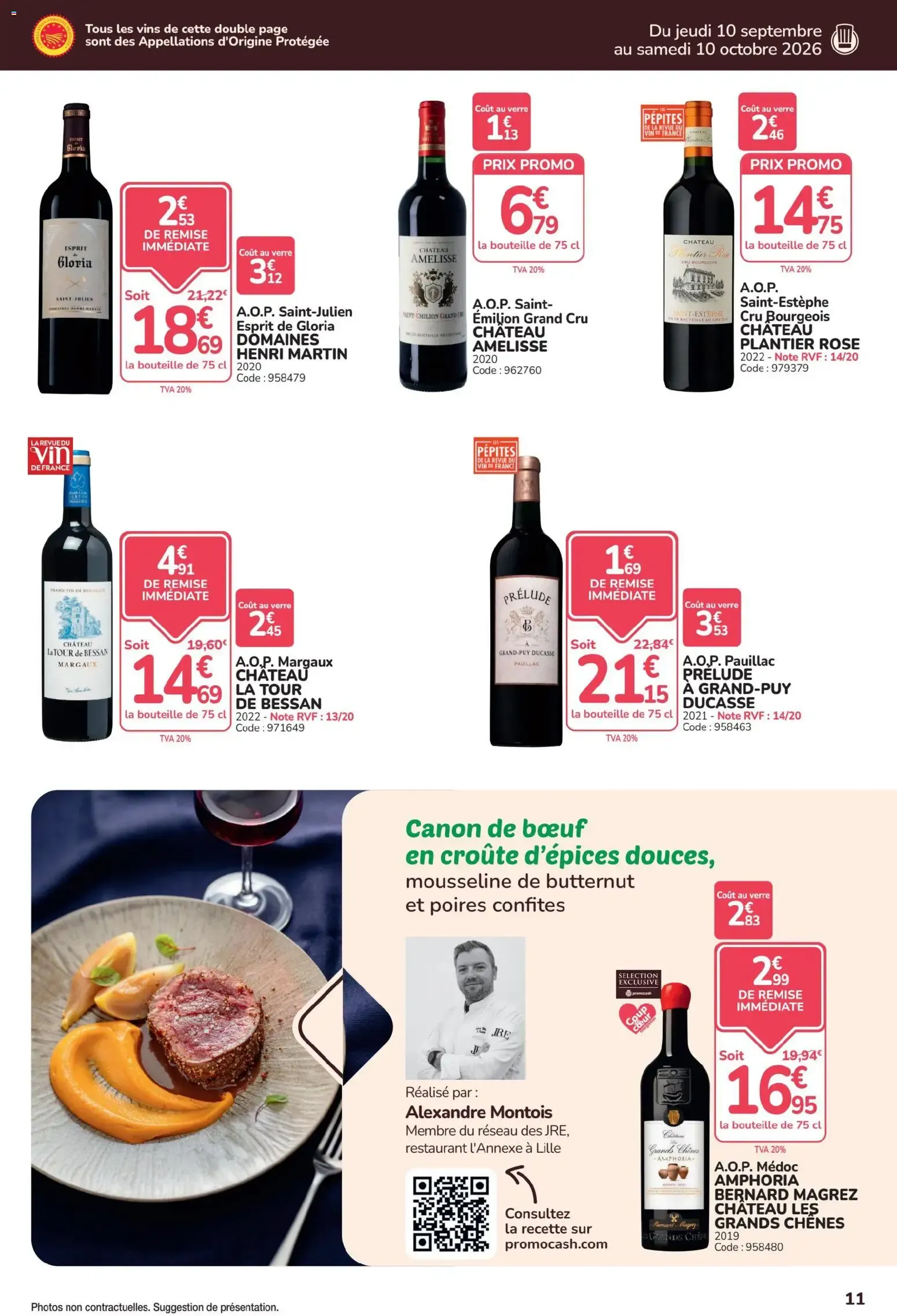 Promocash Foire aux vins à partir du 10/09/2026 - promo en ligne du 10 septembre au 10 octobre 2026 - Catalogue page 11