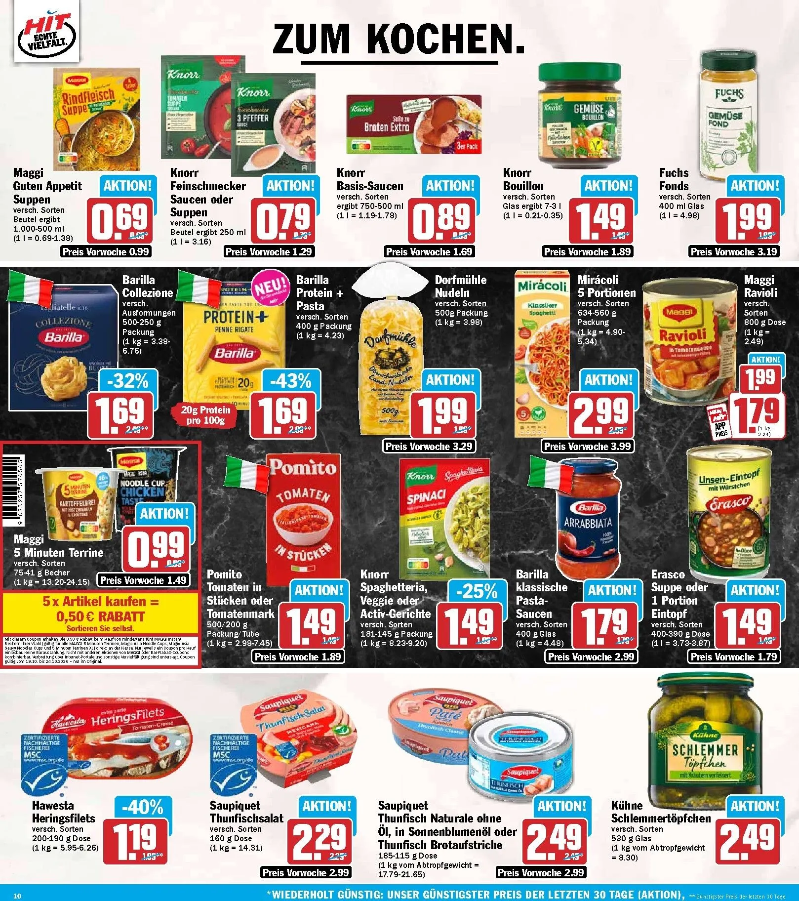 Hit Prospekt – von Montag 19.10.2026 bis Samstag 24.10.2026 von 19. Oktober bis 24. Oktober 2026 - Prospekt seite 10