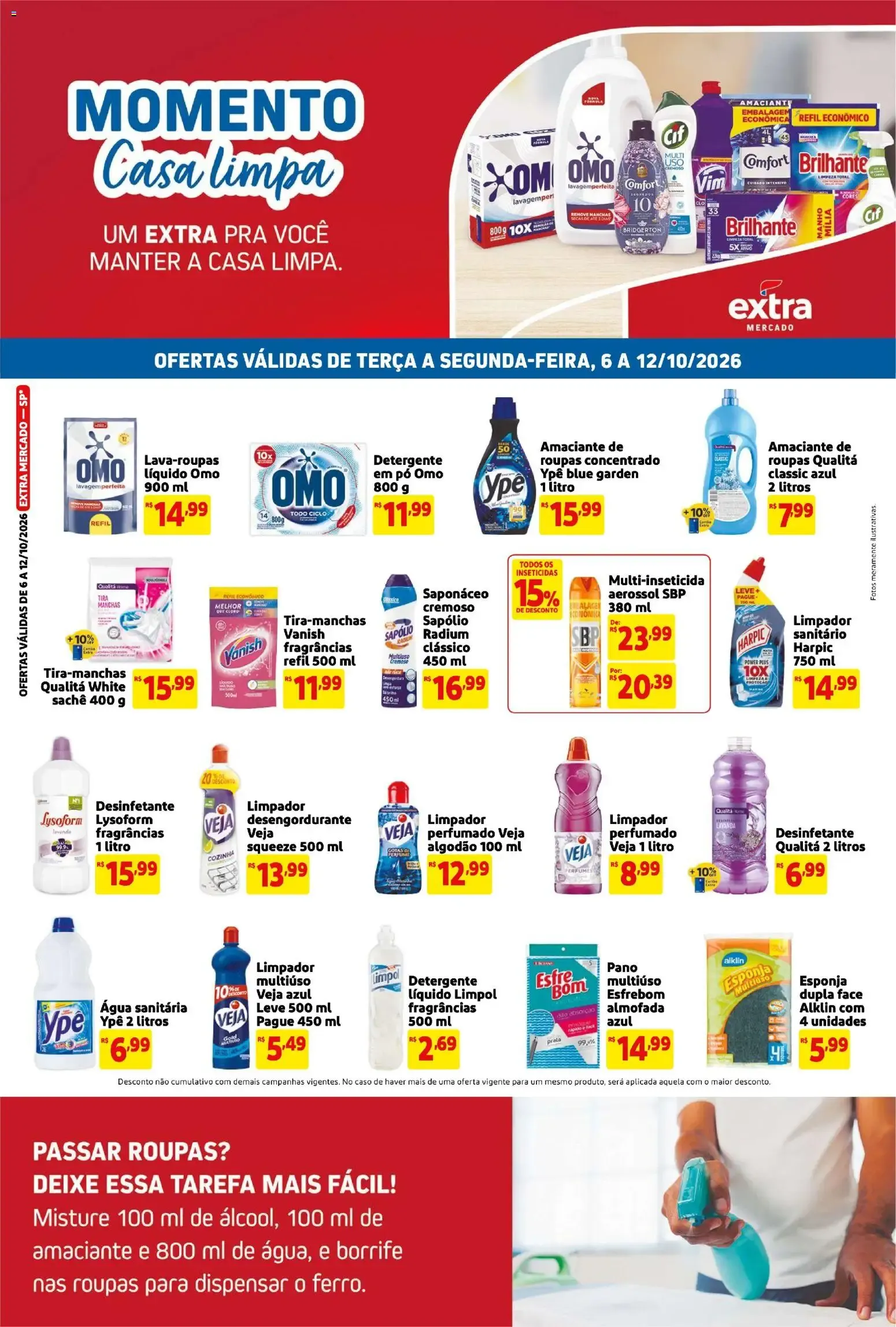 Encarte de Folheto Extra: Momento Casa Limpa 6 de outubro até 12 de outubro 2026 - Pagina 1