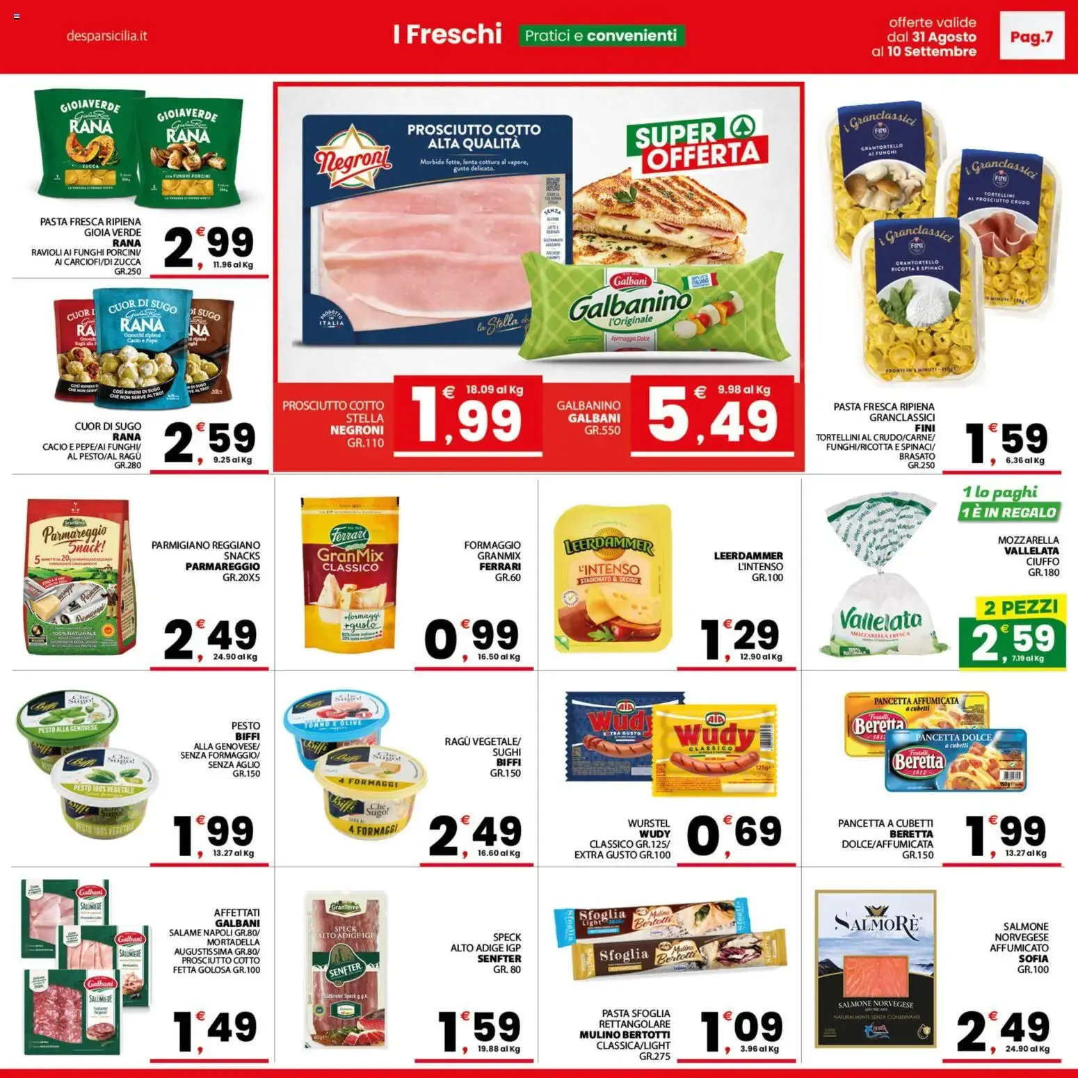 Nuovo Despar volantino Sicilia dal 31/08/2026 > offerte anteprima 🛍️ da 31 agosto a 10 settembre di 2026 - Pagina del volantino 7