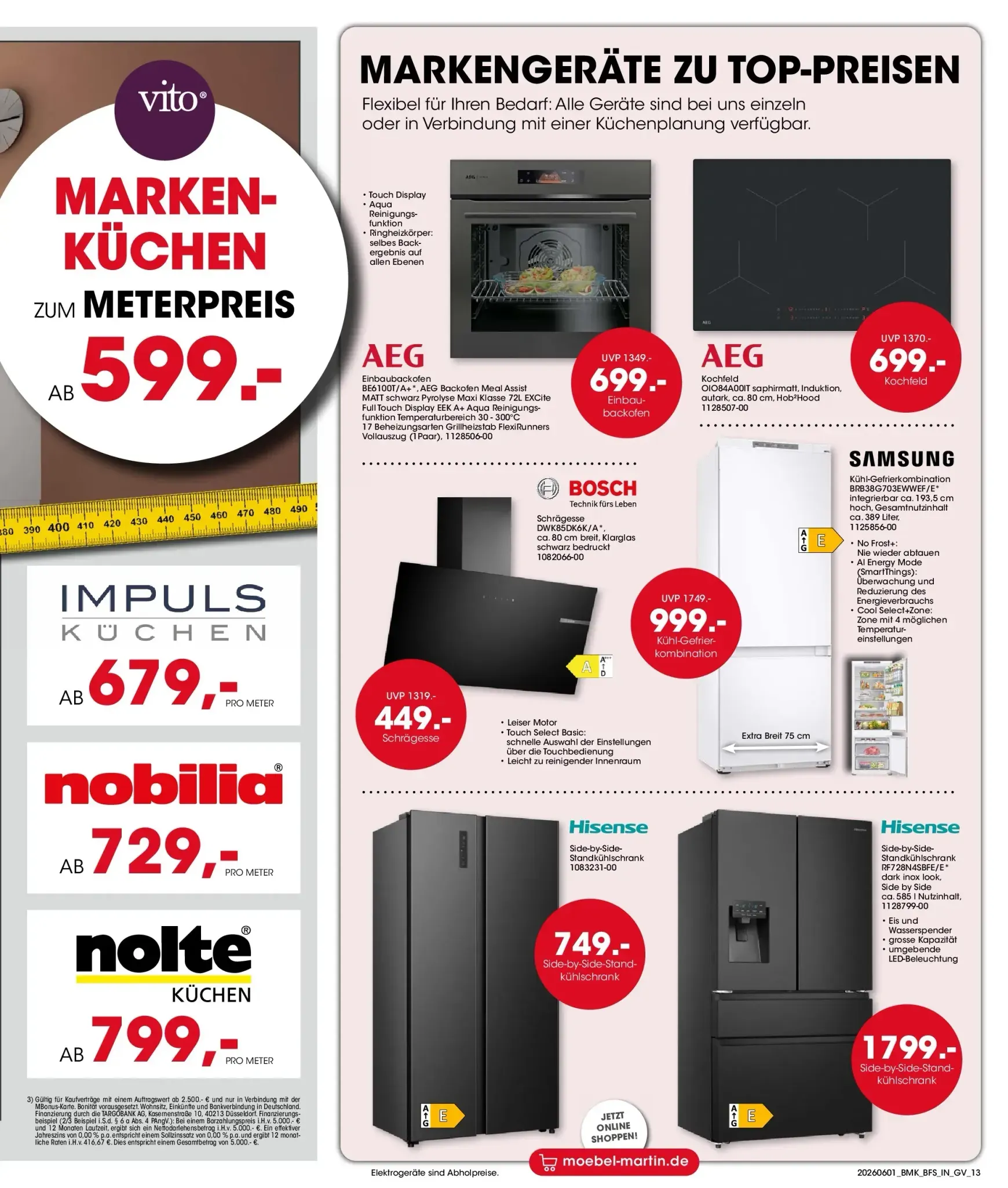 Möbel Martin Prospekt – von Montag 01.06.2026 bis Dienstag 30.06.2026 von 1. Juni bis 30. Juni 2026 - Prospekt seite 13