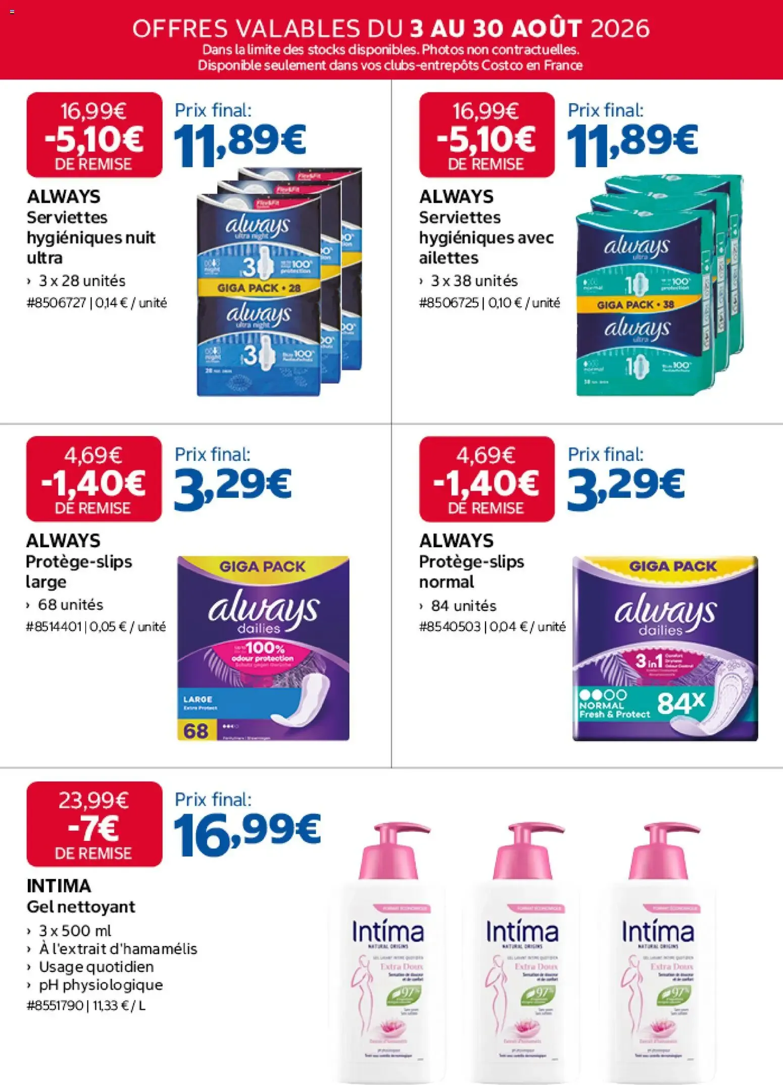 Costco catalogue à partir du 03/08/2026 - promo en ligne du 3 août au 30 août 2026 - Catalogue page 7