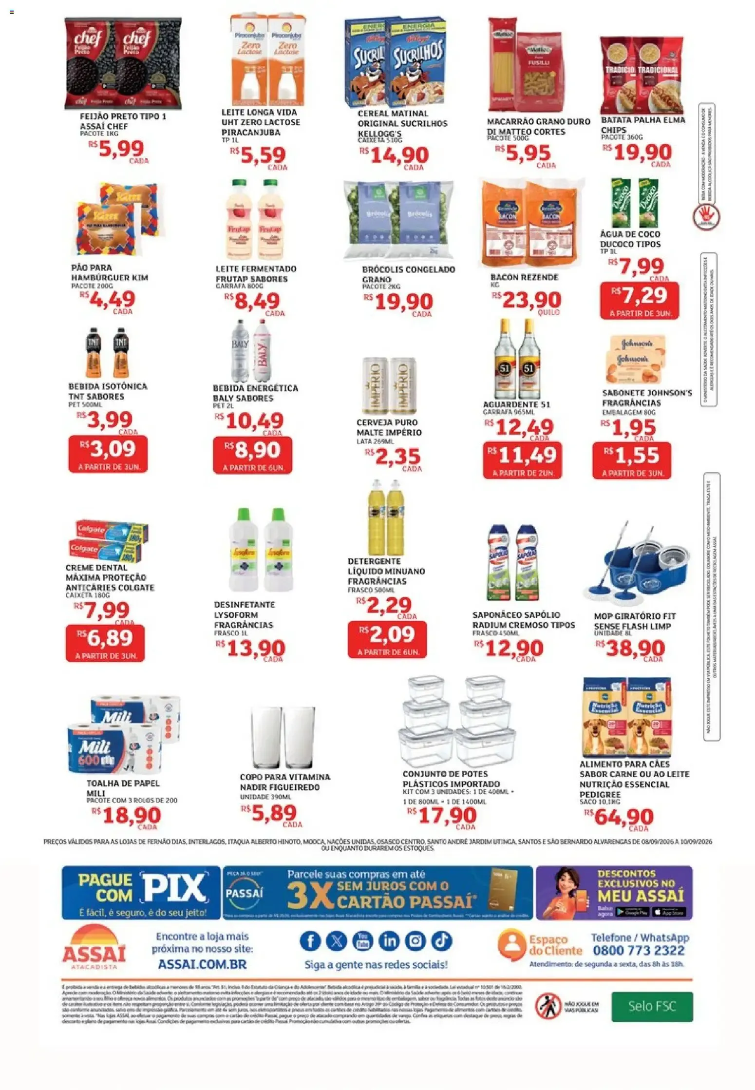 Encarte de Assaí Atacadista ofertas - SP de 08/09/2026 | Promoções Online 8 de setembro até 10 de setembro 2026 - Pagina 2