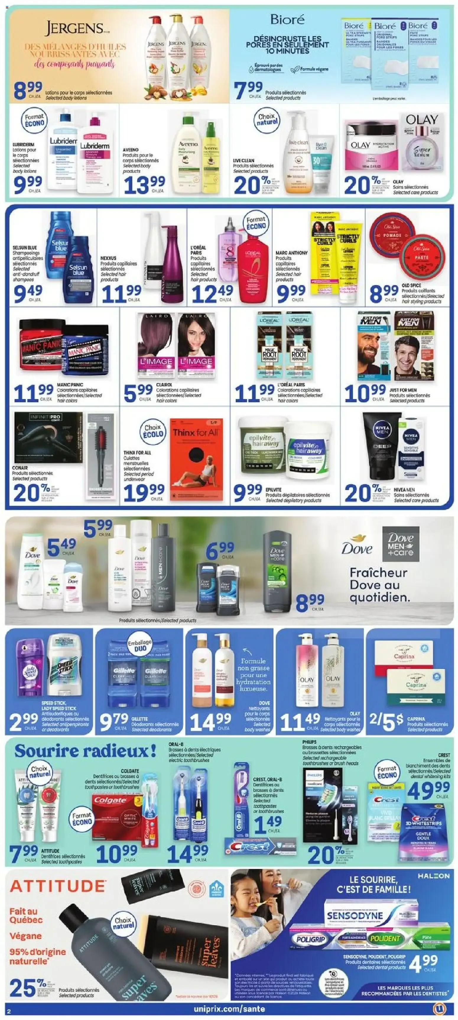 Uniprix weekly flyer / circulaire from Aug 27, 2026 > weekly specials & deals from August 27 to September 2 2026 - flyer page 3