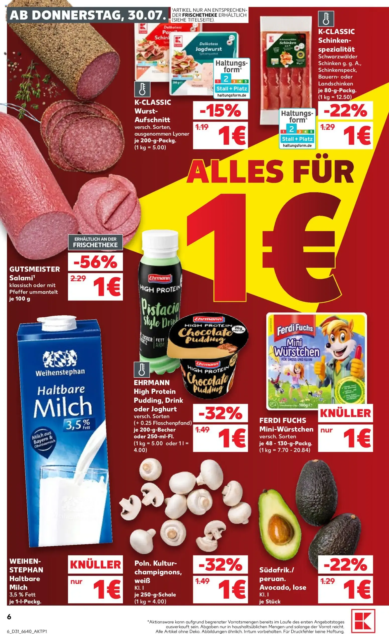 Prospekt Kaufland ab 30.07.2026 » Angebote Online zum Blättern von 30. Juli bis 5. August 2026 - Prospekt seite 6