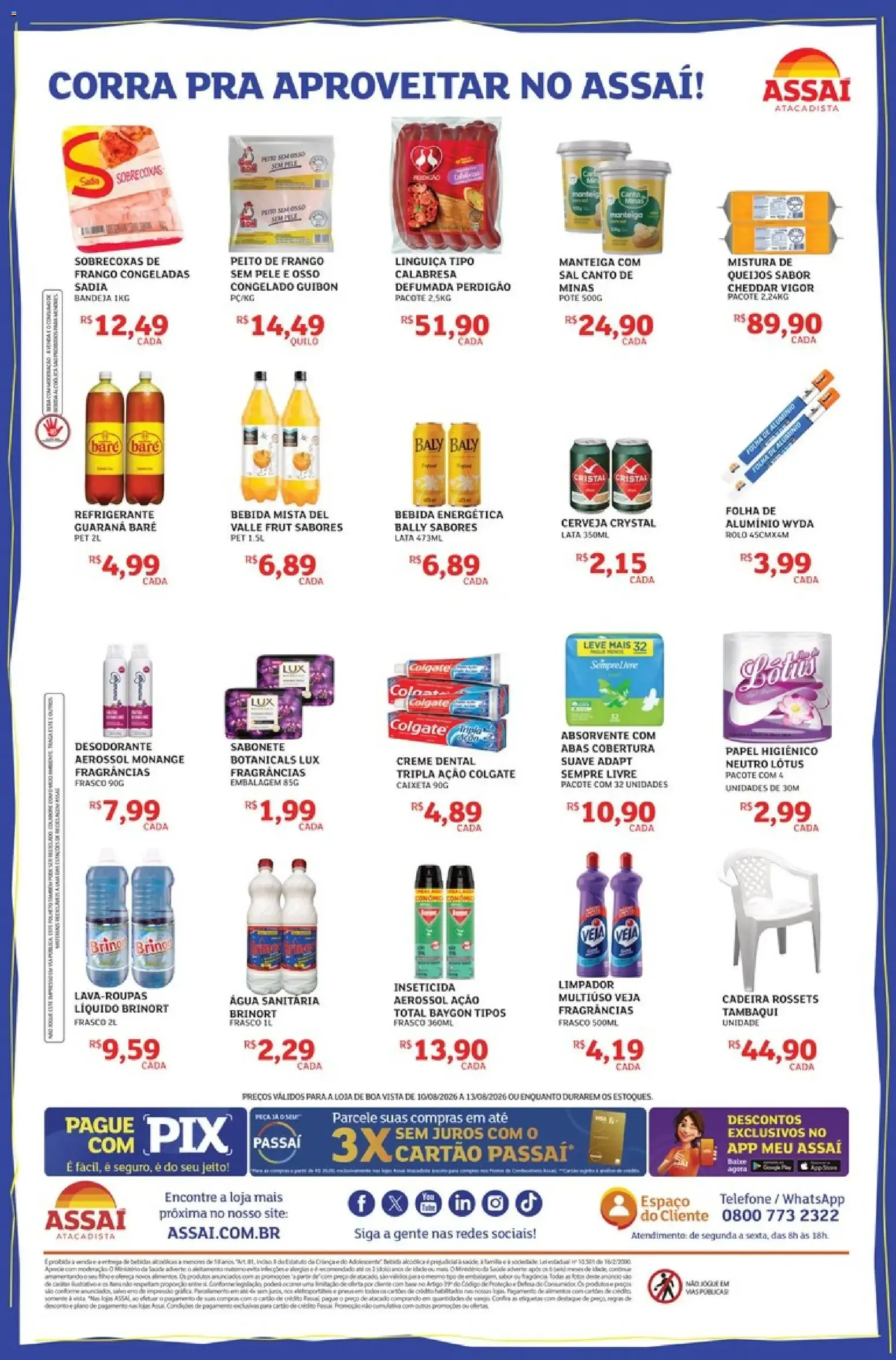 Encarte de Assaí Atacadista - Giro da Economia 10 de agosto até 13 de agosto 2026 - Pagina 2