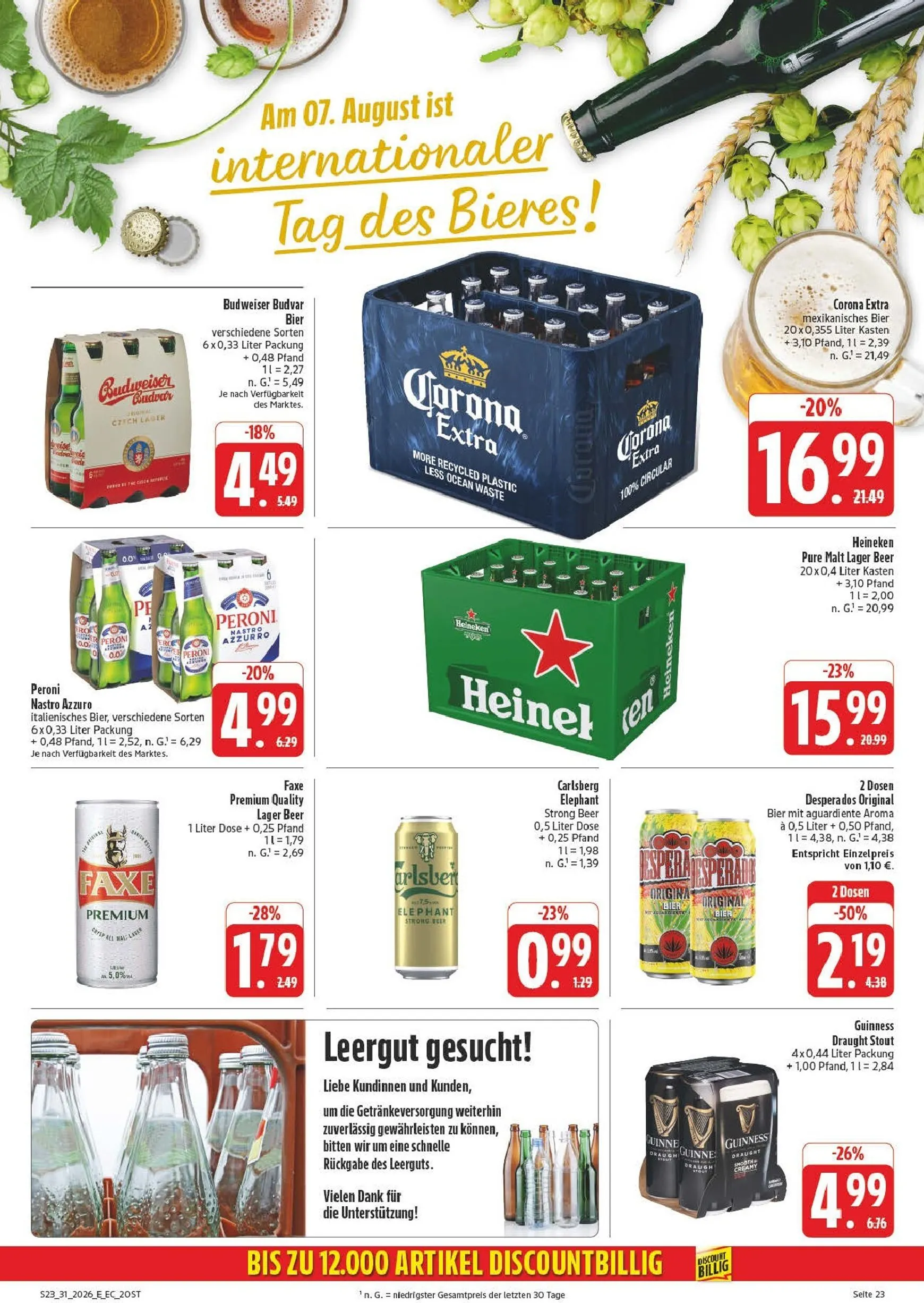 Edeka - Potrzebski Prospekt – von Montag 27.07.2026 bis Samstag 01.08.2026 von 27. Juli bis 1. August 2026 - Prospekt seite 31