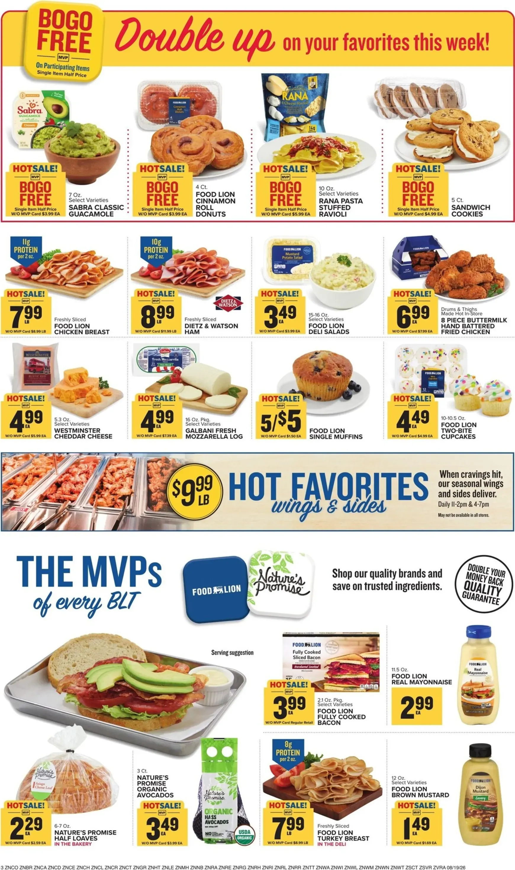 Weekly promotion Current Food Lion leaflet valid from Wednesday 08/19/2026 to Tuesday 08/25/2026 spanning from August 19 to August 25 2026 - Page 6 for Catalogue 365