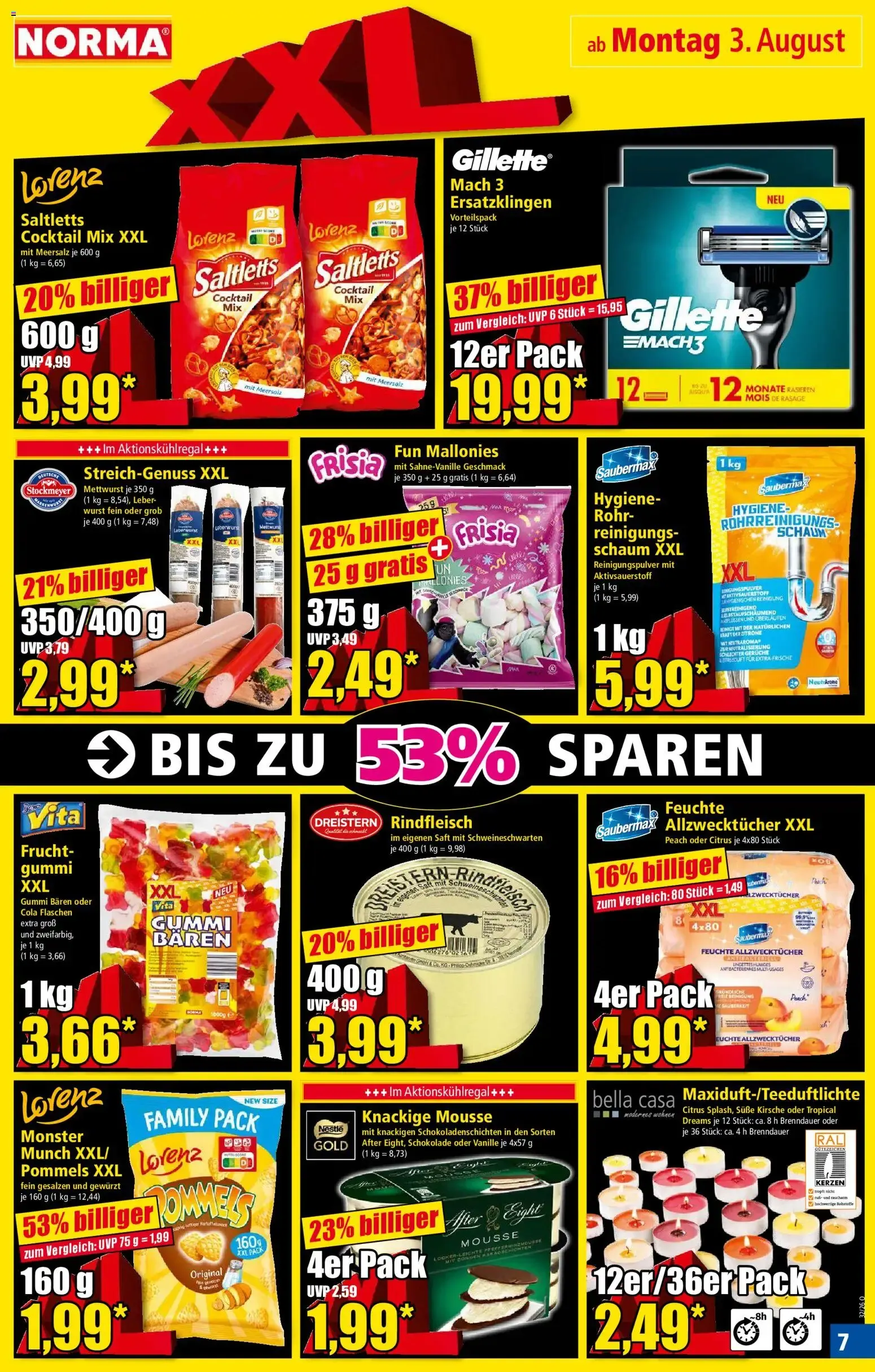 NORMA Mehr fürs Geld. Coole SOMMERBASICS von 3. August bis 9. August 2026 - Prospekt seite 7