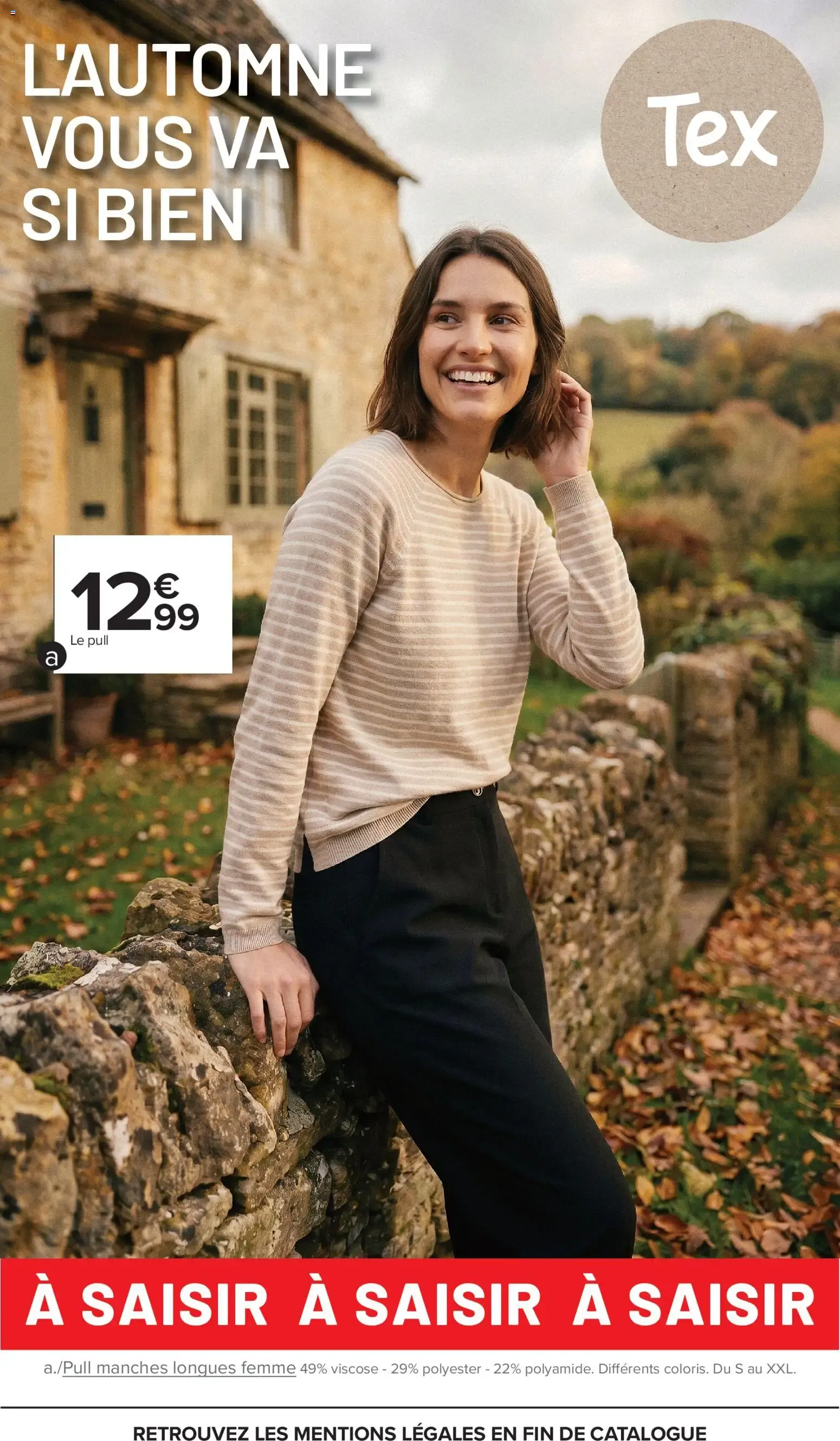 Carrefour Tex spécial automne à partir du 22/09/2026 - promo en ligne du 22 septembre au 5 octobre 2026 - Catalogue page 3