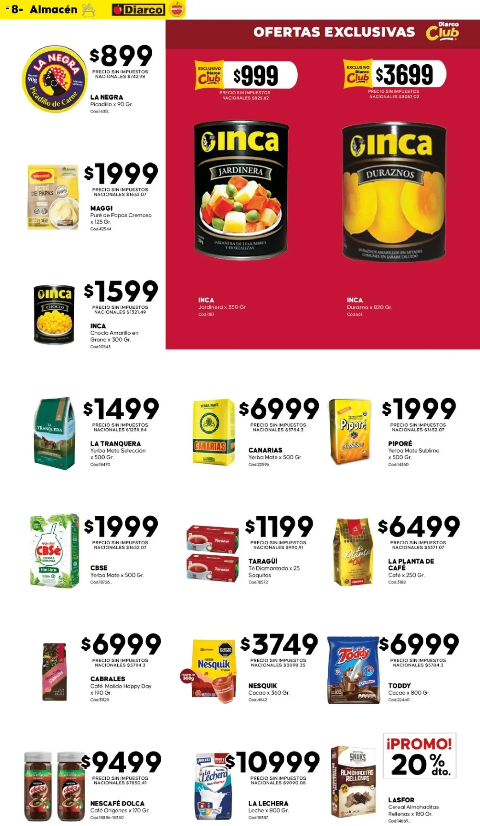Ofertas de Diarco - Ofertas del 12/10 al 16/10 12 de octubre al 16 de octubre 2026 - Página 8 del catálogo
