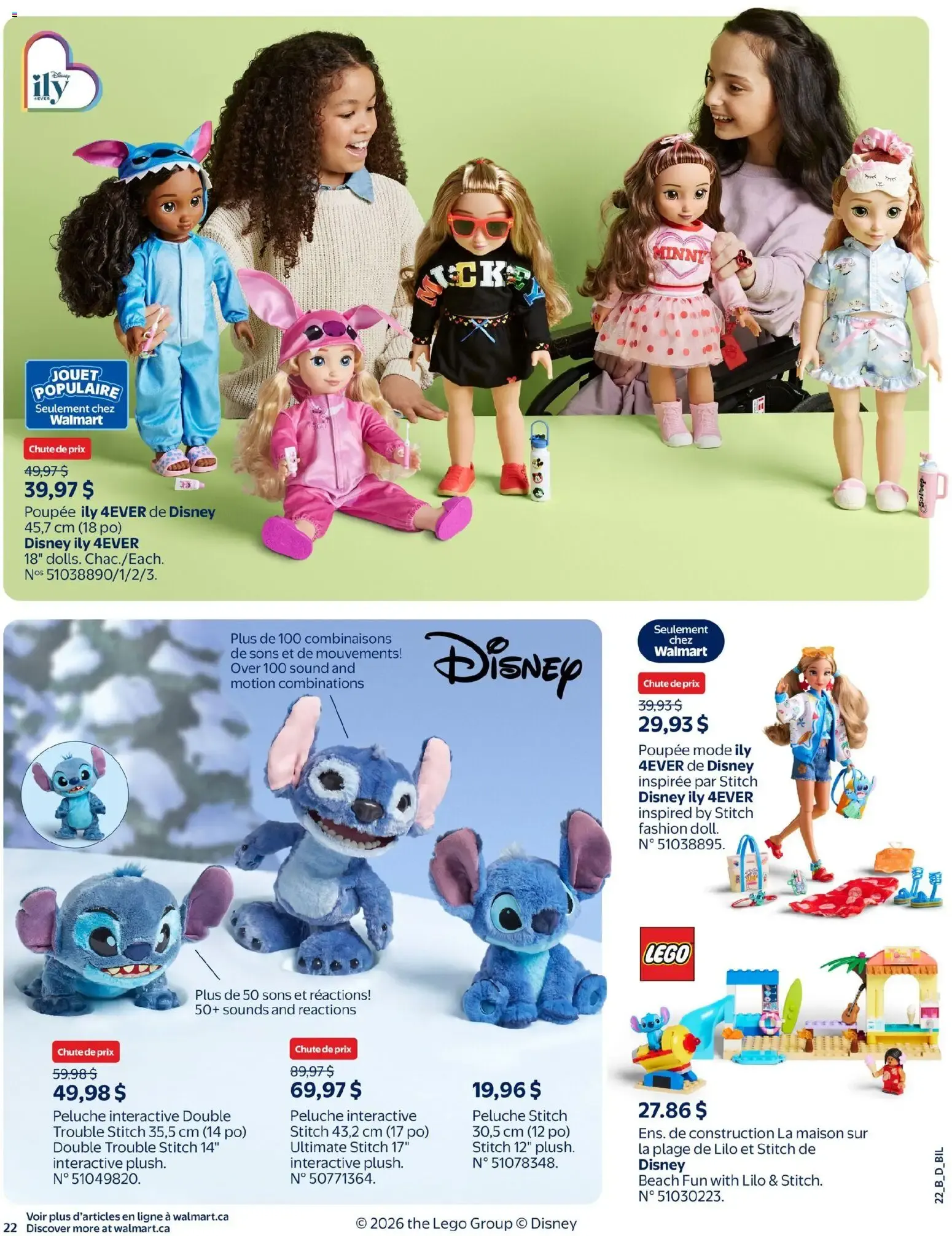 Walmart circulaire - Livret des jouets from Oct 15, 2026 > weekly specials & deals from October 15 to December 23 2026 - flyer page 30