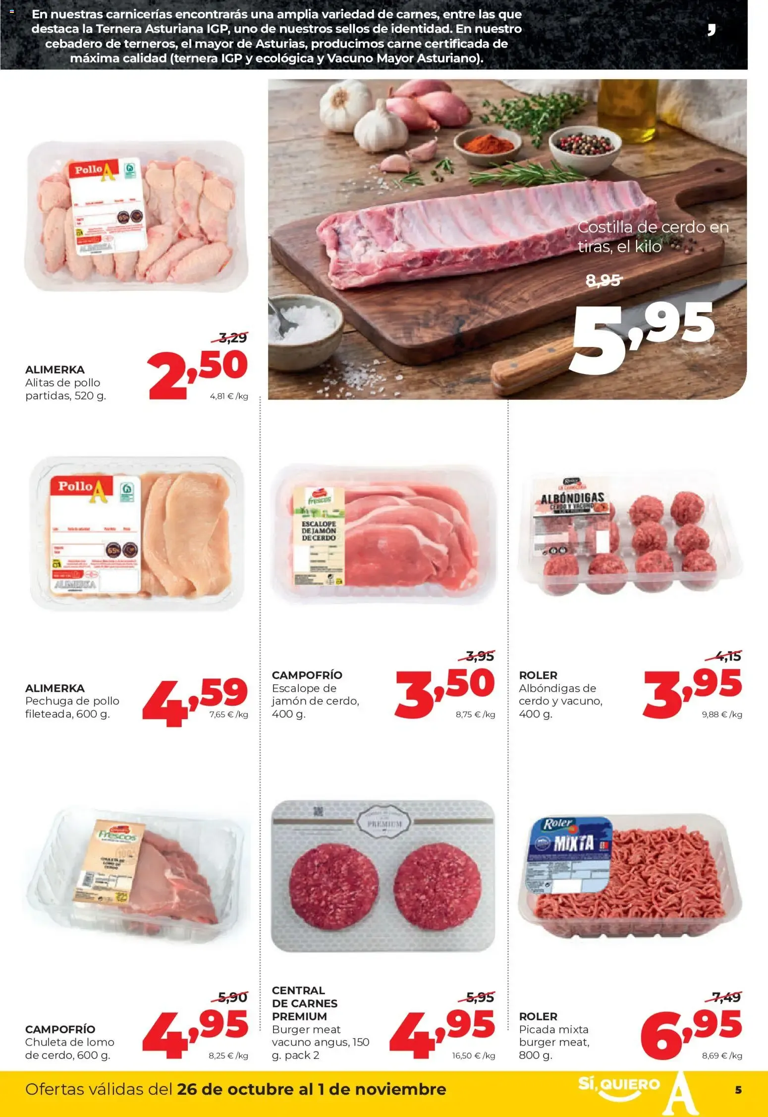 Catálogo de Alimerka folleto >> 26/10 - 01/11/2026 (catálogo) 26 de octubre al 1 de noviembre 2026 - Página 5