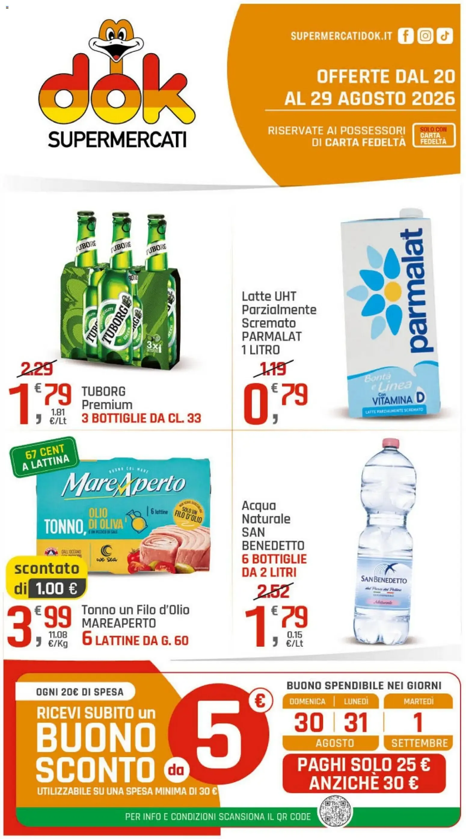 Nuovo DOK volantino dal 20/08/2026 > offerte anteprima 🛍️ da 20 agosto a 29 agosto di 2026 - Pagina del volantino 1