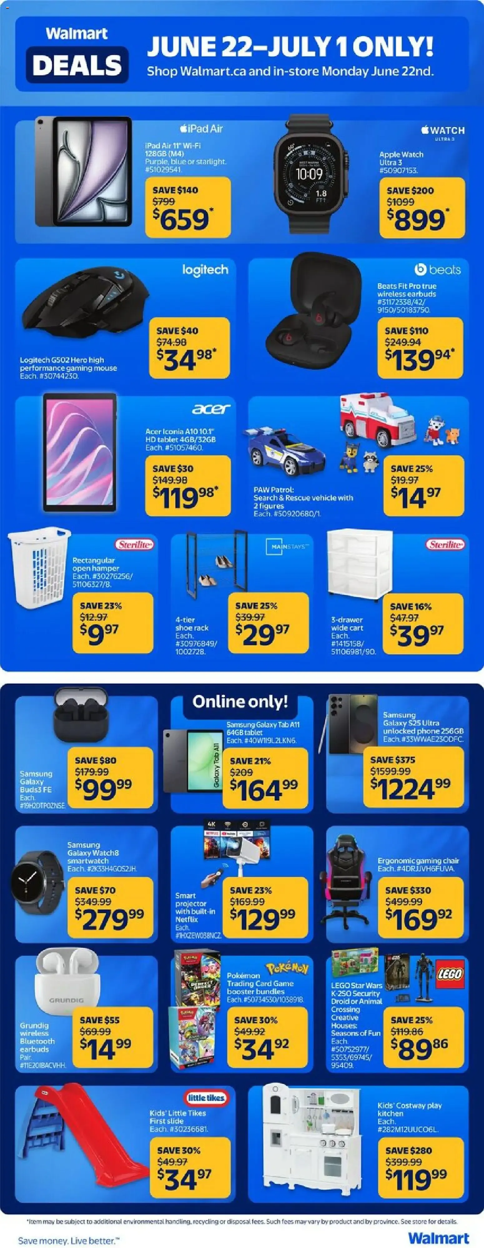Walmart Deals from Jun 22, 2026 > weekly specials & deals from June 22 to June 24 2026 - flyer page 4