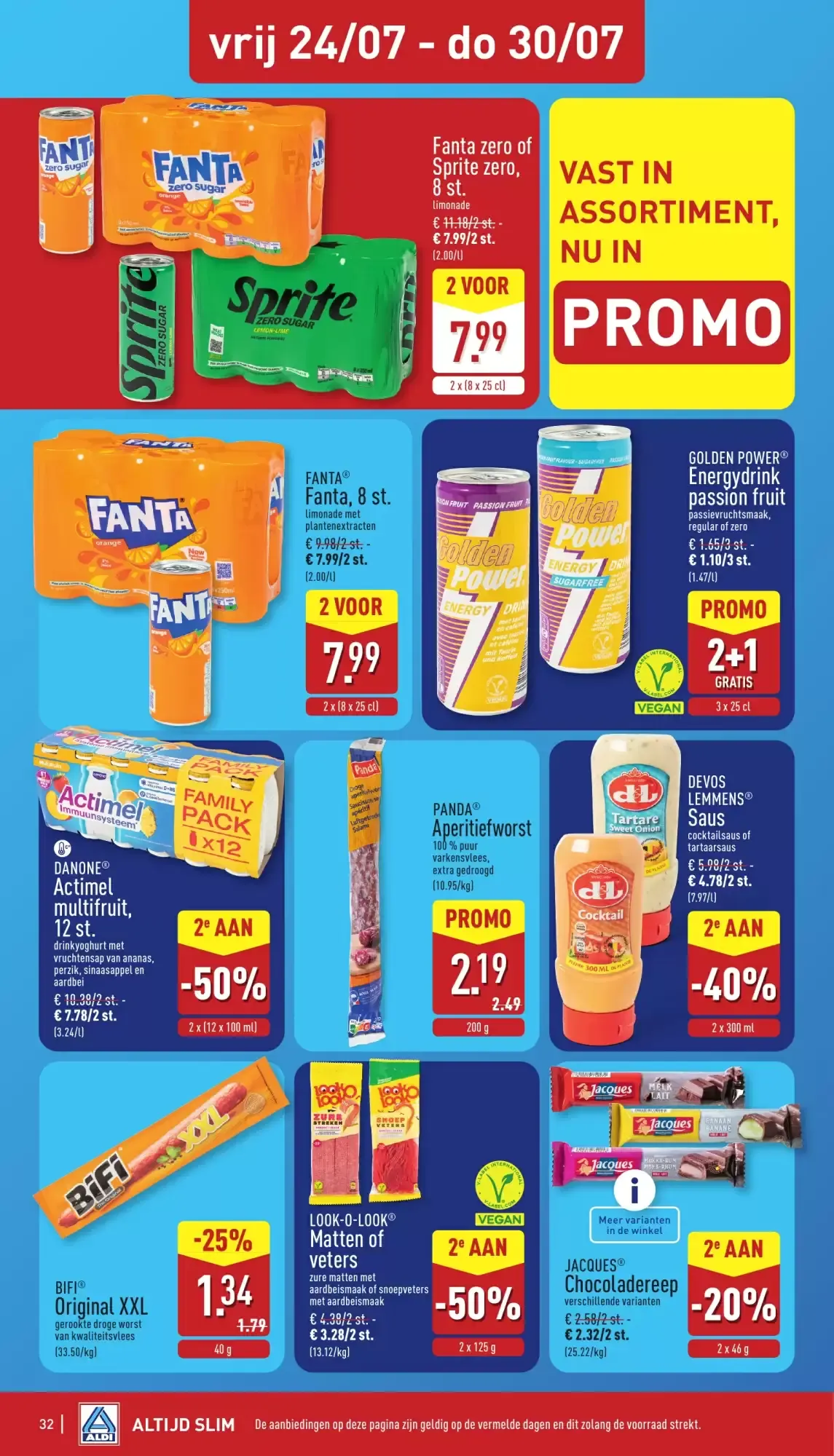 Aldi folder van 20/07 t.e.m. 25/07 van 20 juli tot 25 juli 2026 - folder pagina 32