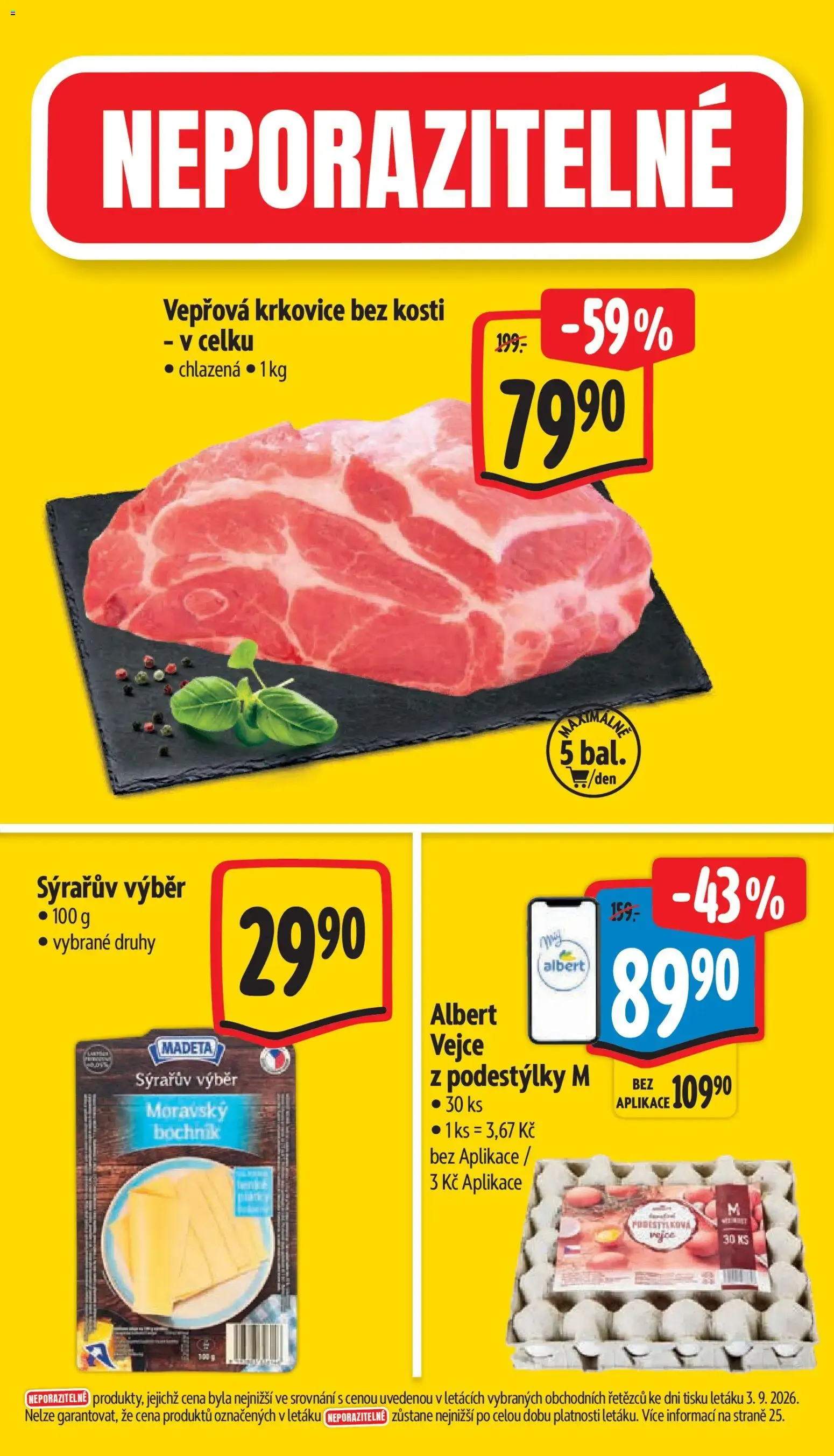 Albert leták - Supermarket od 09.09.2026 - Akční leták - 9. září 15. září 2026 - Page 3
