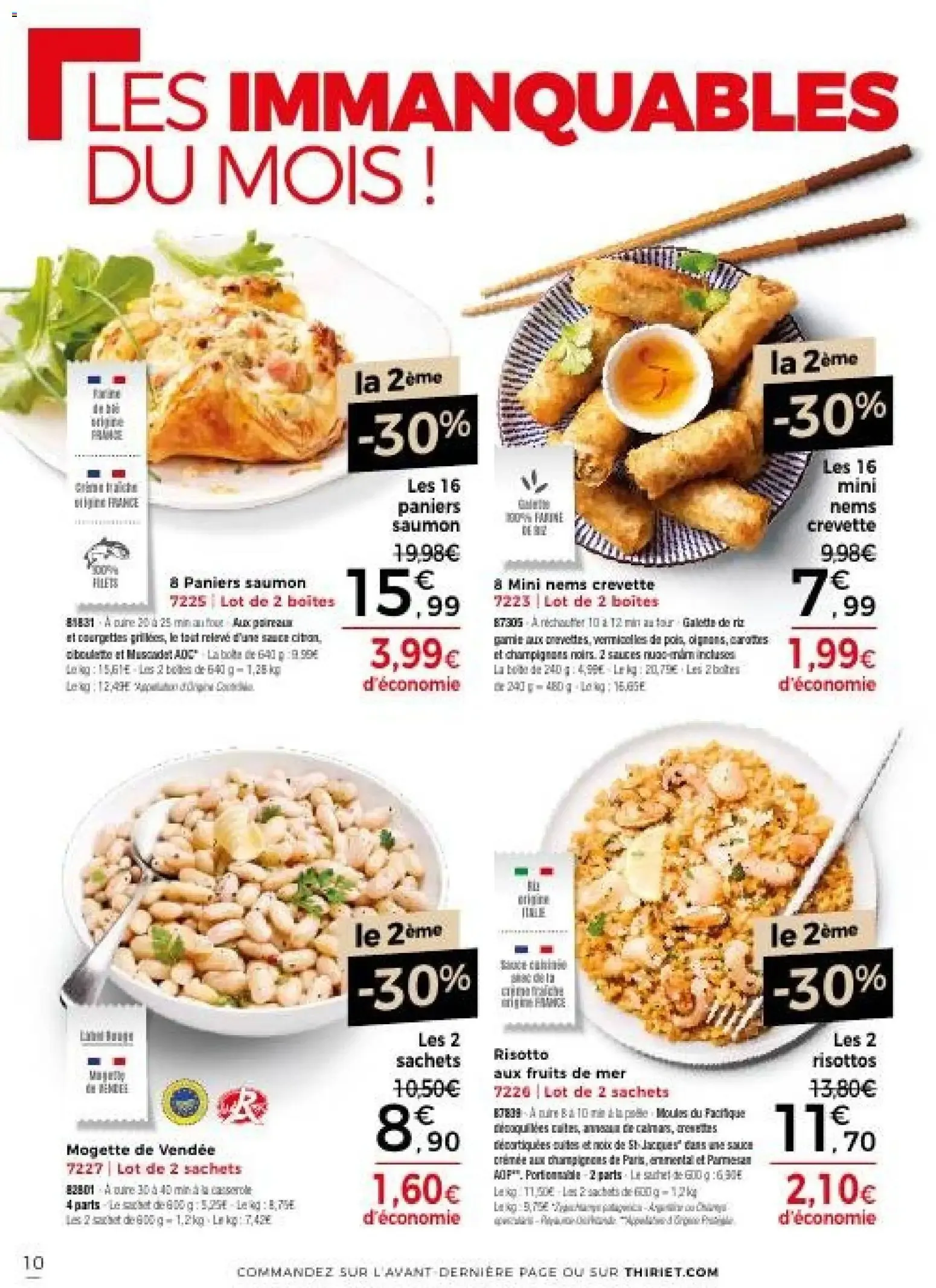 Thiriet Catalogue livraison à domicile à partir du 23/10/2026 - promo en ligne du 23 octobre au 18 novembre 2026 - Catalogue page 10