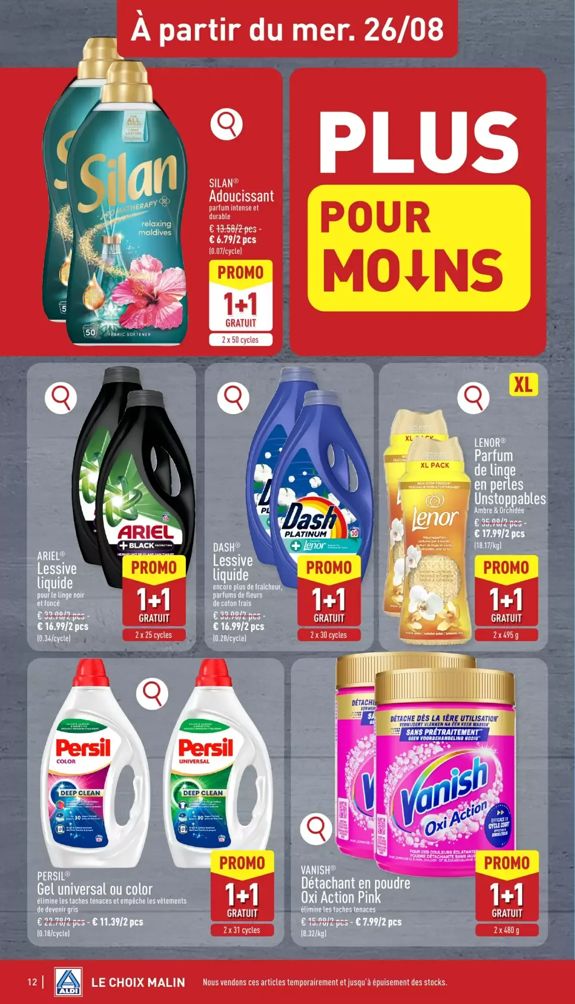 ALDI Dépliant du 24/08 au 29/08 van 24 augustus tot 29 augustus 2026 - folder pagina 12