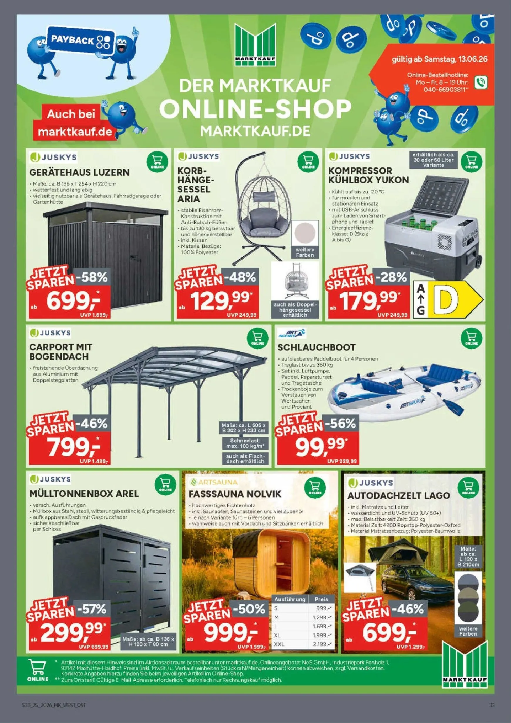 Marktkauf Prospekt nächste Woche – von Montag 15.06.2026 bis Samstag 20.06.2026 von 15. Juni bis 20. Juni 2026 - Prospekt seite 33