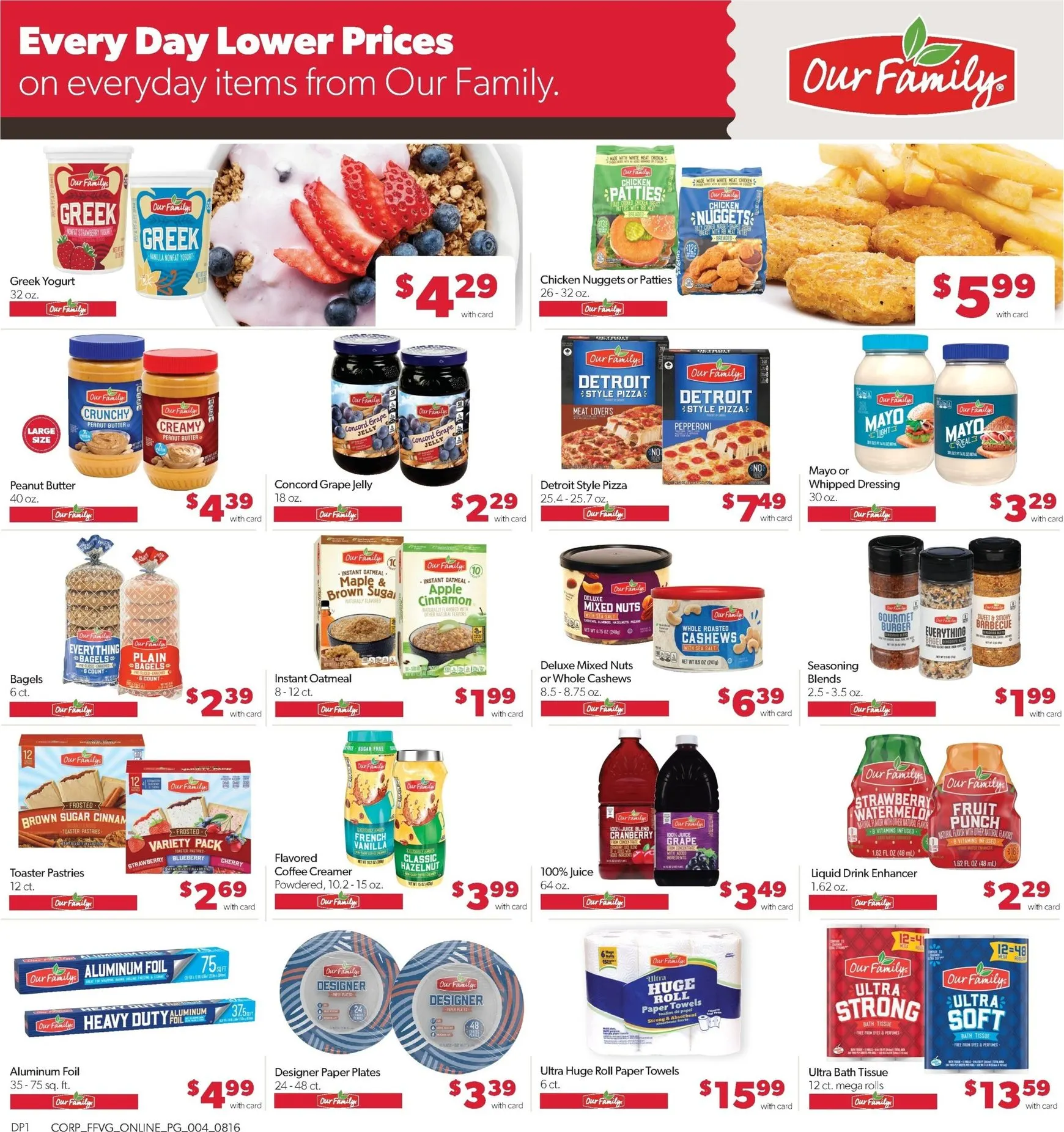 Weekly promotion Current Family Fare leaflet valid from Sunday 08/16/2026 to Saturday 08/22/2026 spanning from August 16 to August 22 2026 - Page 9 for Catalogue 365