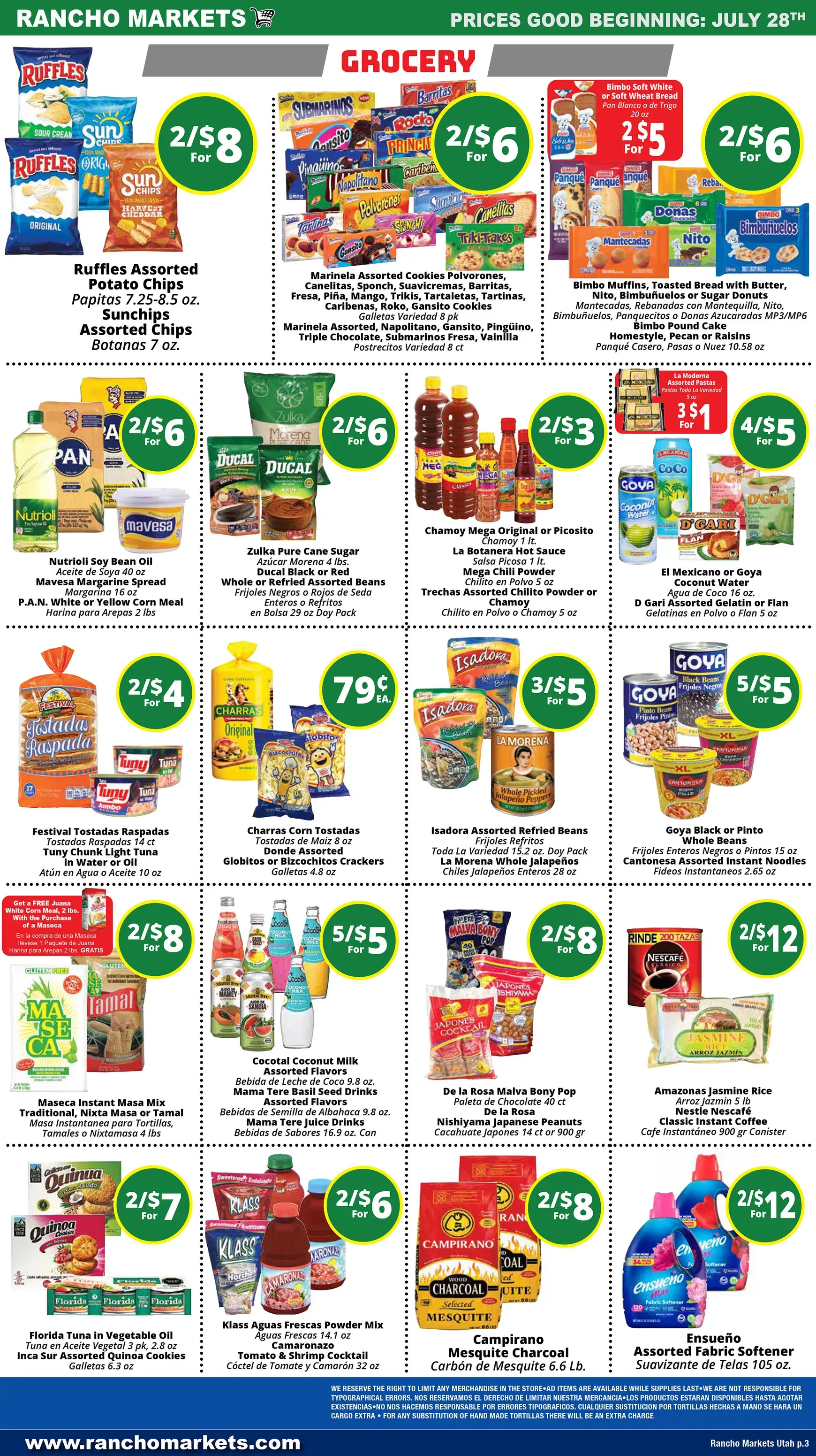 Weekly ad Rancho Markets: Weekly Specials from July 28 to August 3 2026 - Page 3