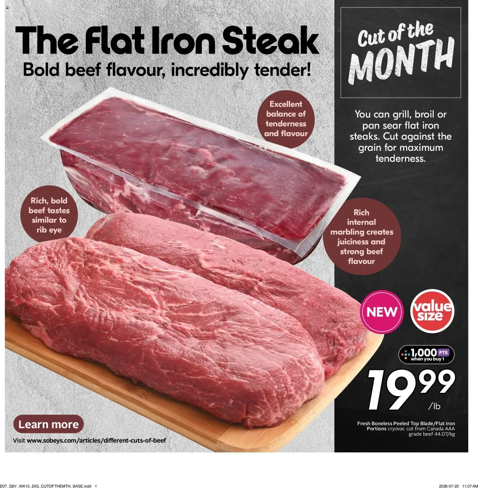 Sobeys weekly flyer / circulaire from August 6 to August 12 2026 - flyer page 17