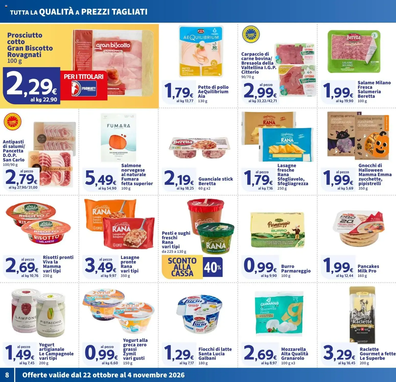 + Gusto - Prezzo da 22 ottobre a 4 novembre di 2026 - Pagina del volantino 8