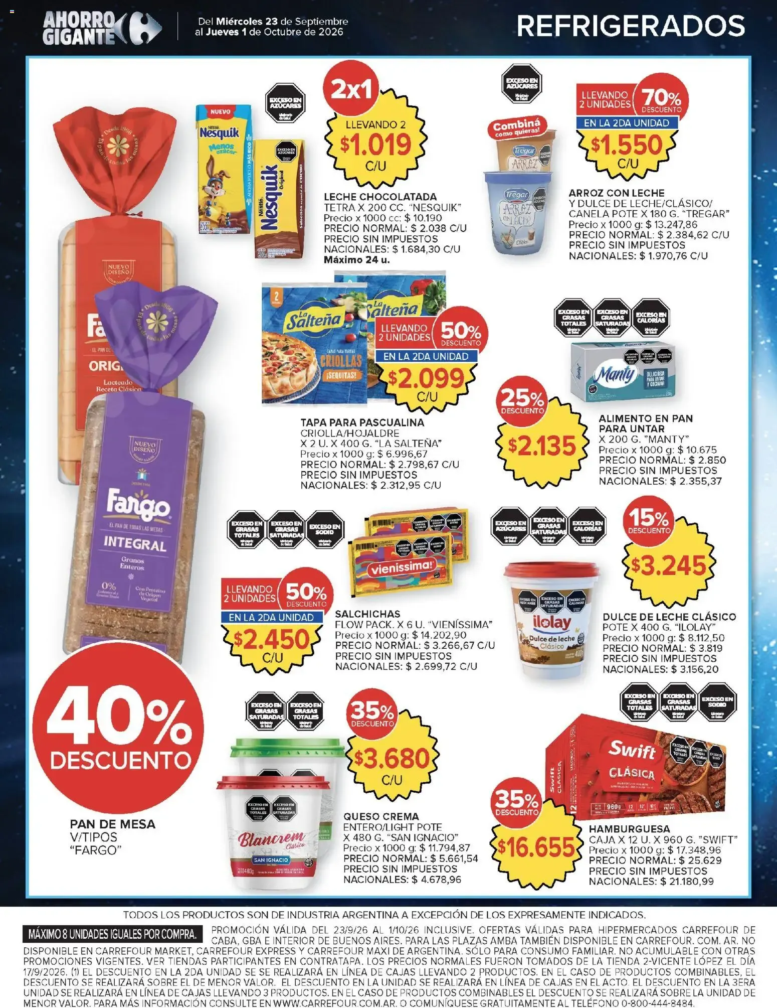 Ofertas de Carrefour - Carrefour Hiper Ofertas || del 23/09/2026 - 02/10/2026 || Promociones 23 de septiembre al 1 de octubre 2026 - Página 8 del catálogo