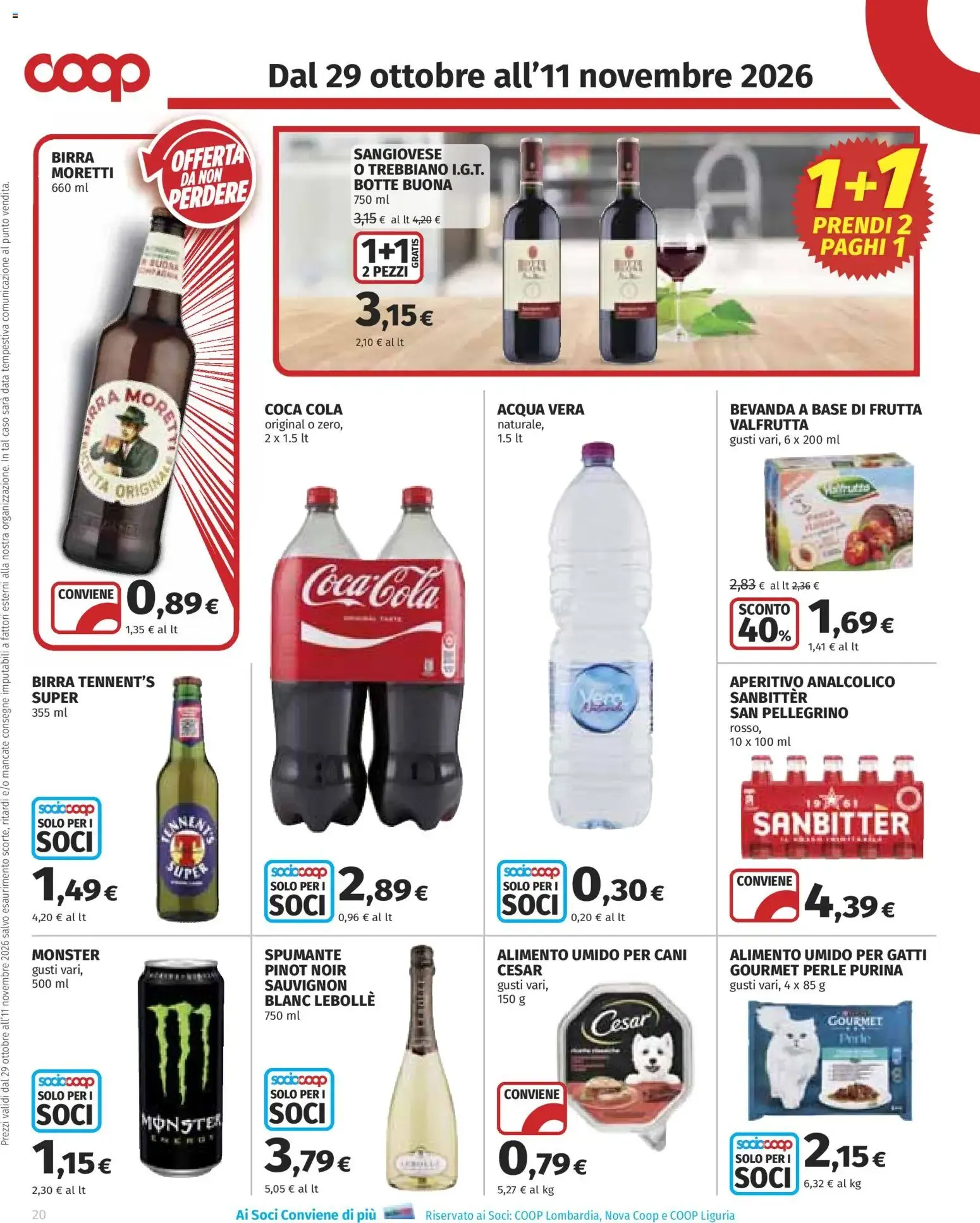OFFERTE TOP Coop Superstore da 29 ottobre a 11 novembre di 2026 - Pagina del volantino 20
