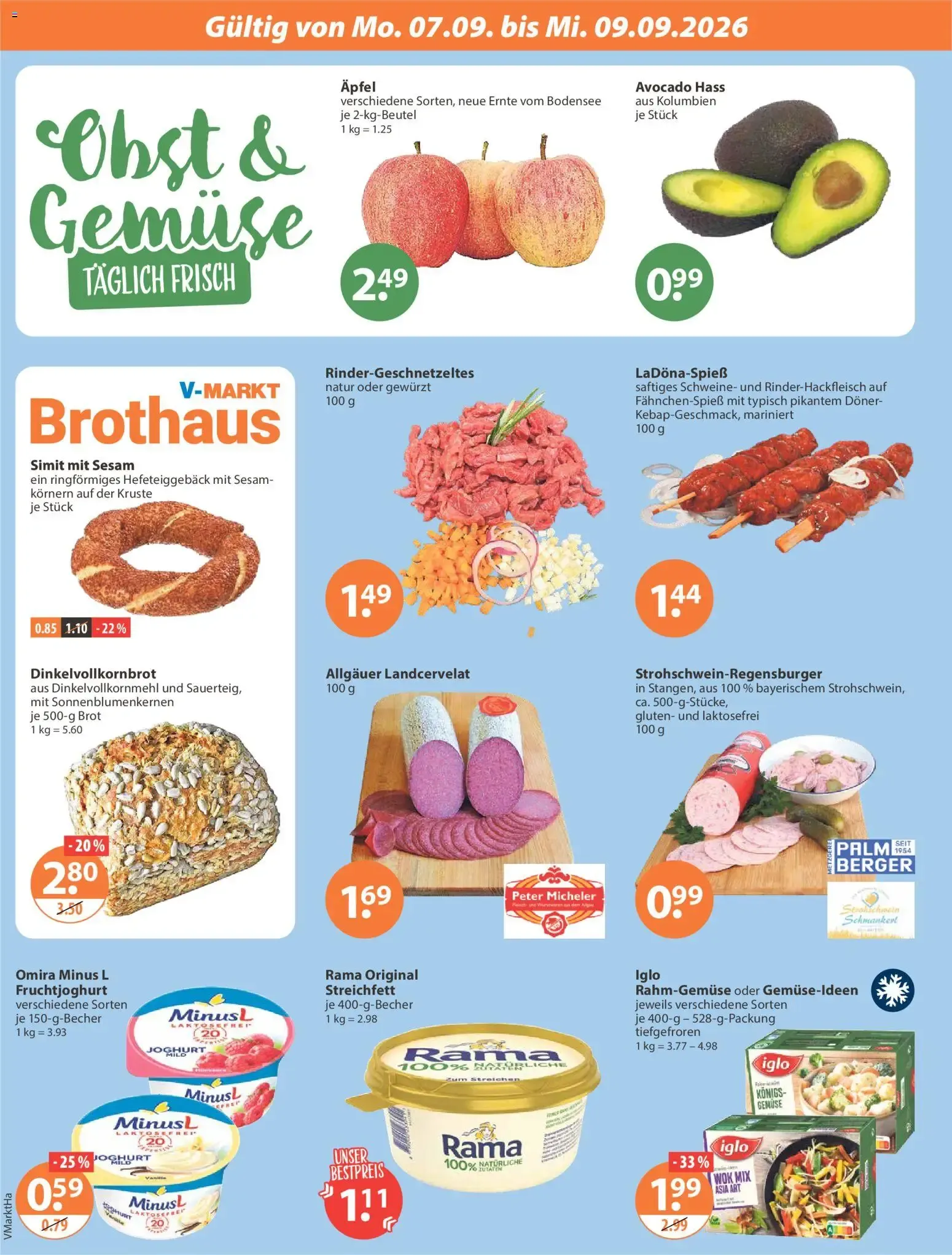 Angebote V-Markt Angebote (ab 03.09.2026) von 3. September bis 9. September 2026 - Prospekt seite 24