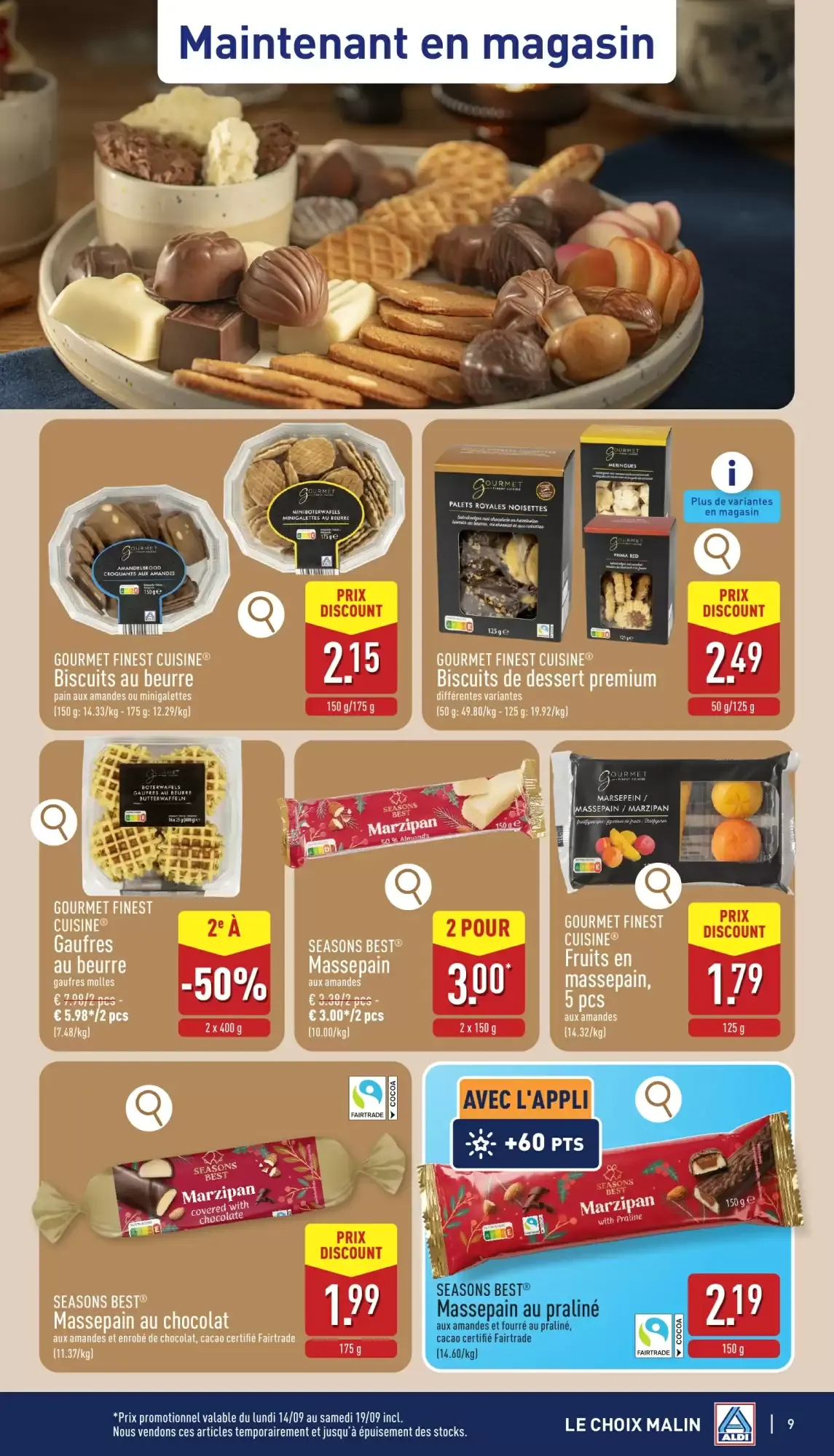 ALDI Dépliant du 14/09 au 19/09 van 14 september tot 19 september 2026 - folder pagina 9