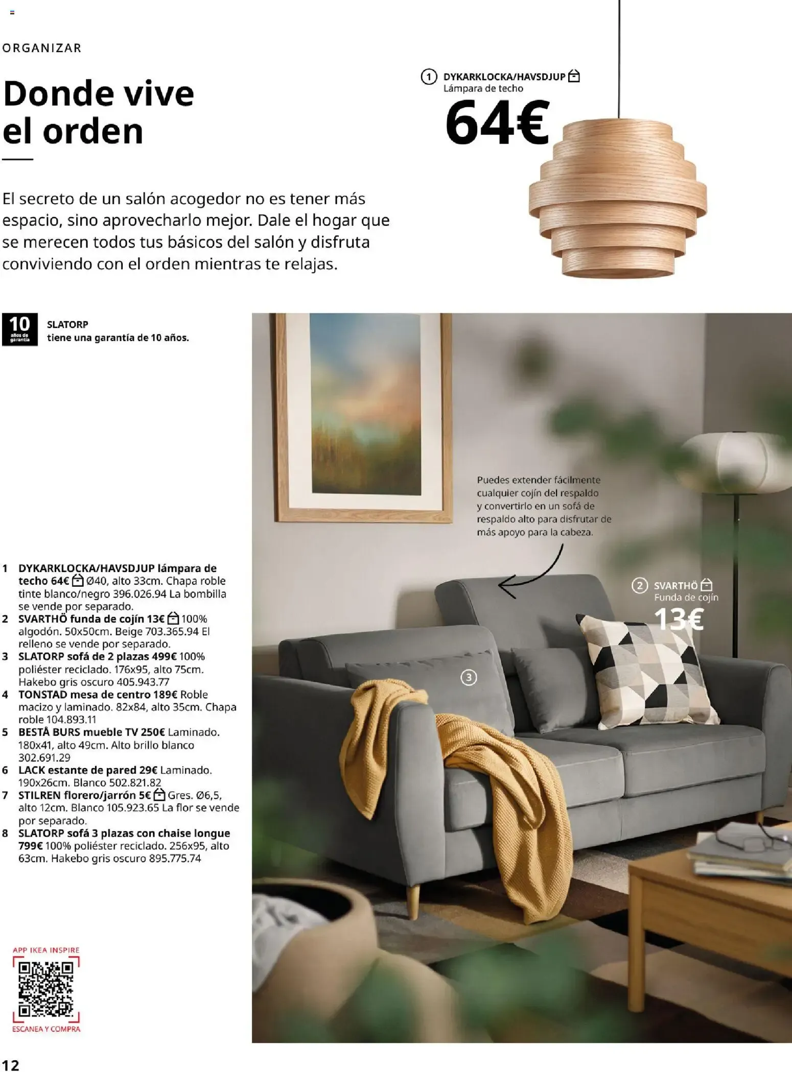 Catálogo de IKEA Salón 1 de septiembre al 31 de enero 2027 - Página 12