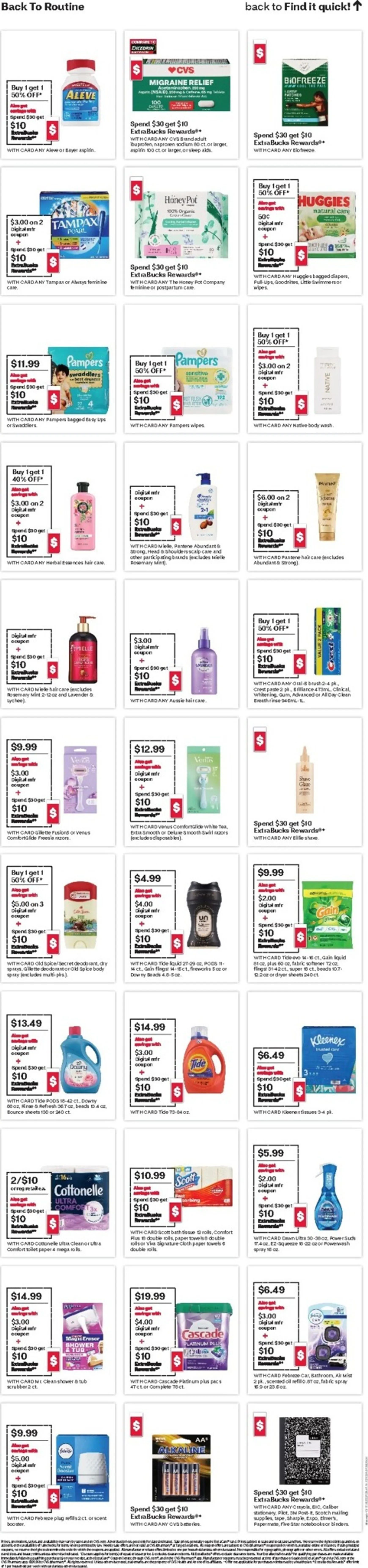 Weekly ad CVS Pharmacy: Extra Big Deals from August 9 to August 15 2026 - Page 20