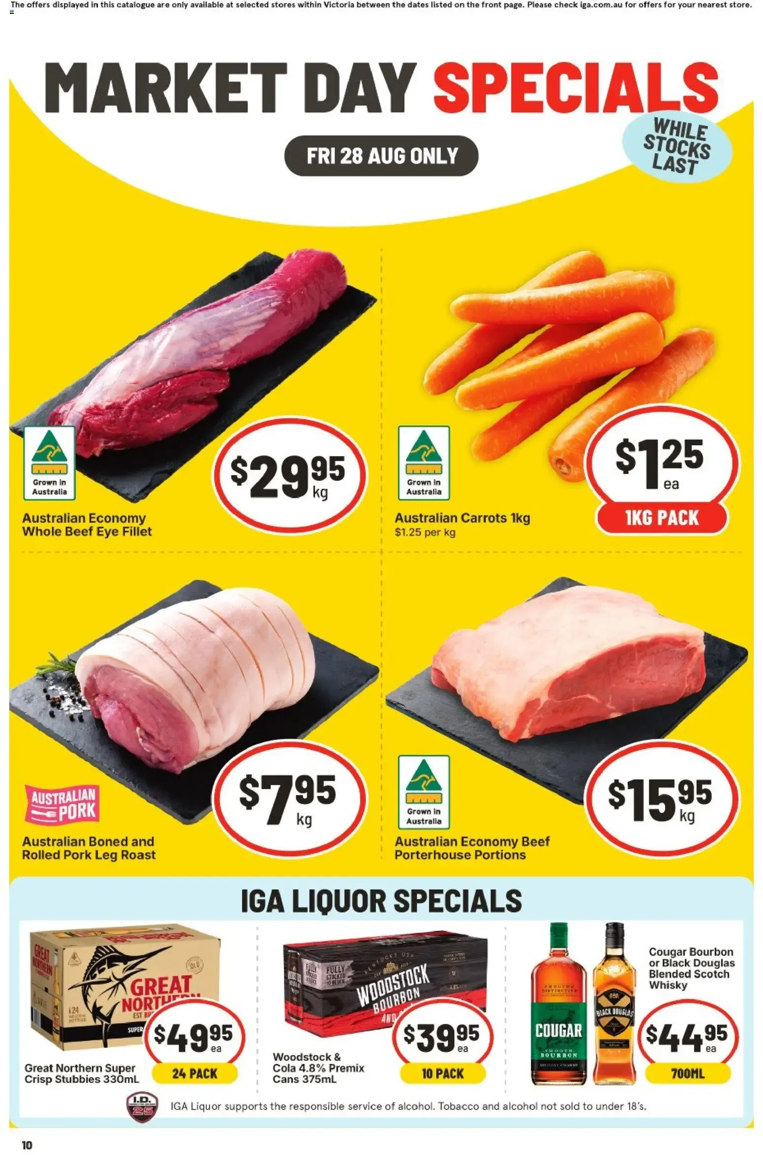 MARKET DAY SPECIALS - Catalogue valid from 28 August to 28 August 2026 - page 1