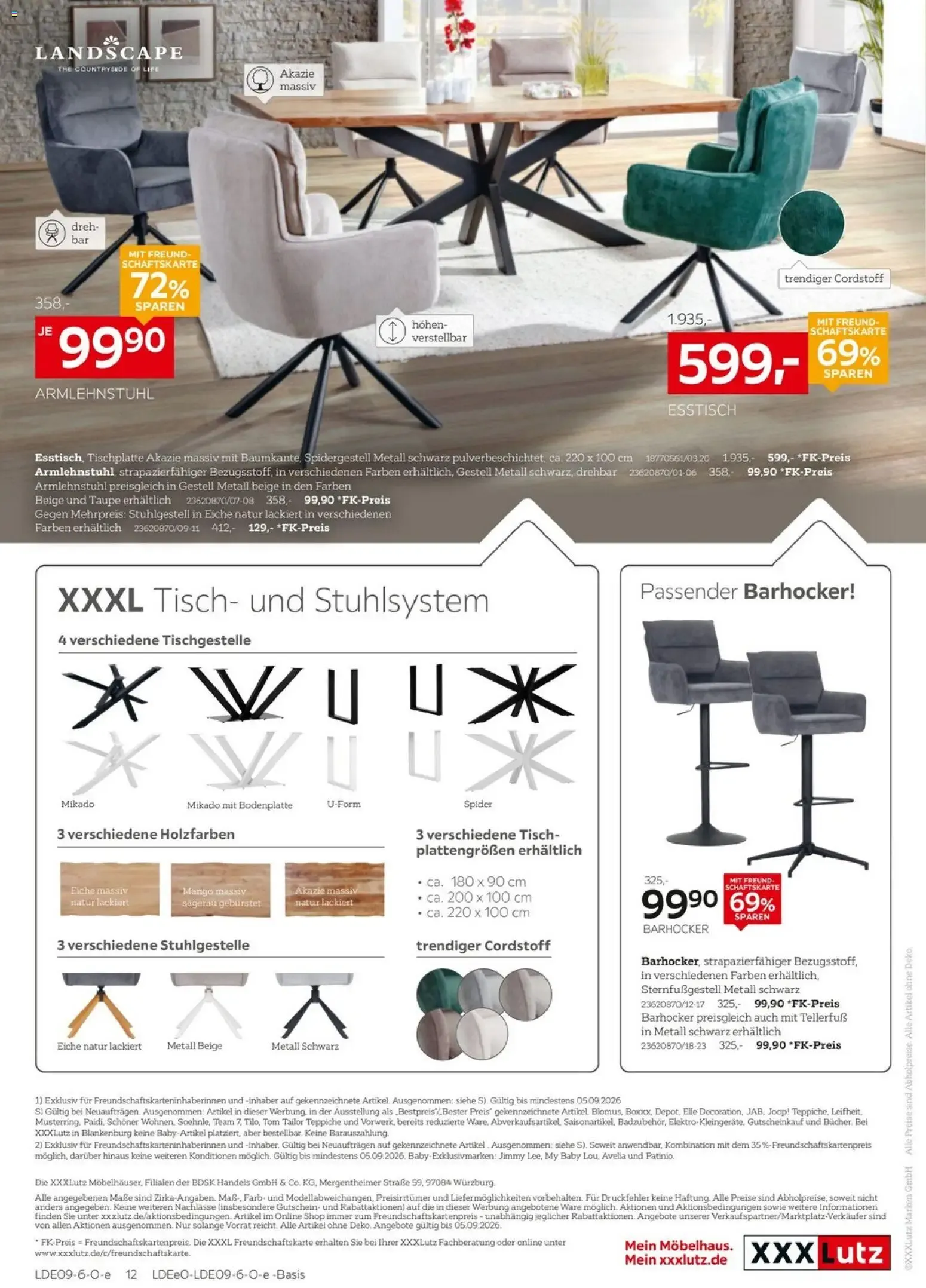 XXXLutz Speisen Spezial Prospekt von 22. August bis 5. September 2026 - Prospekt seite 12