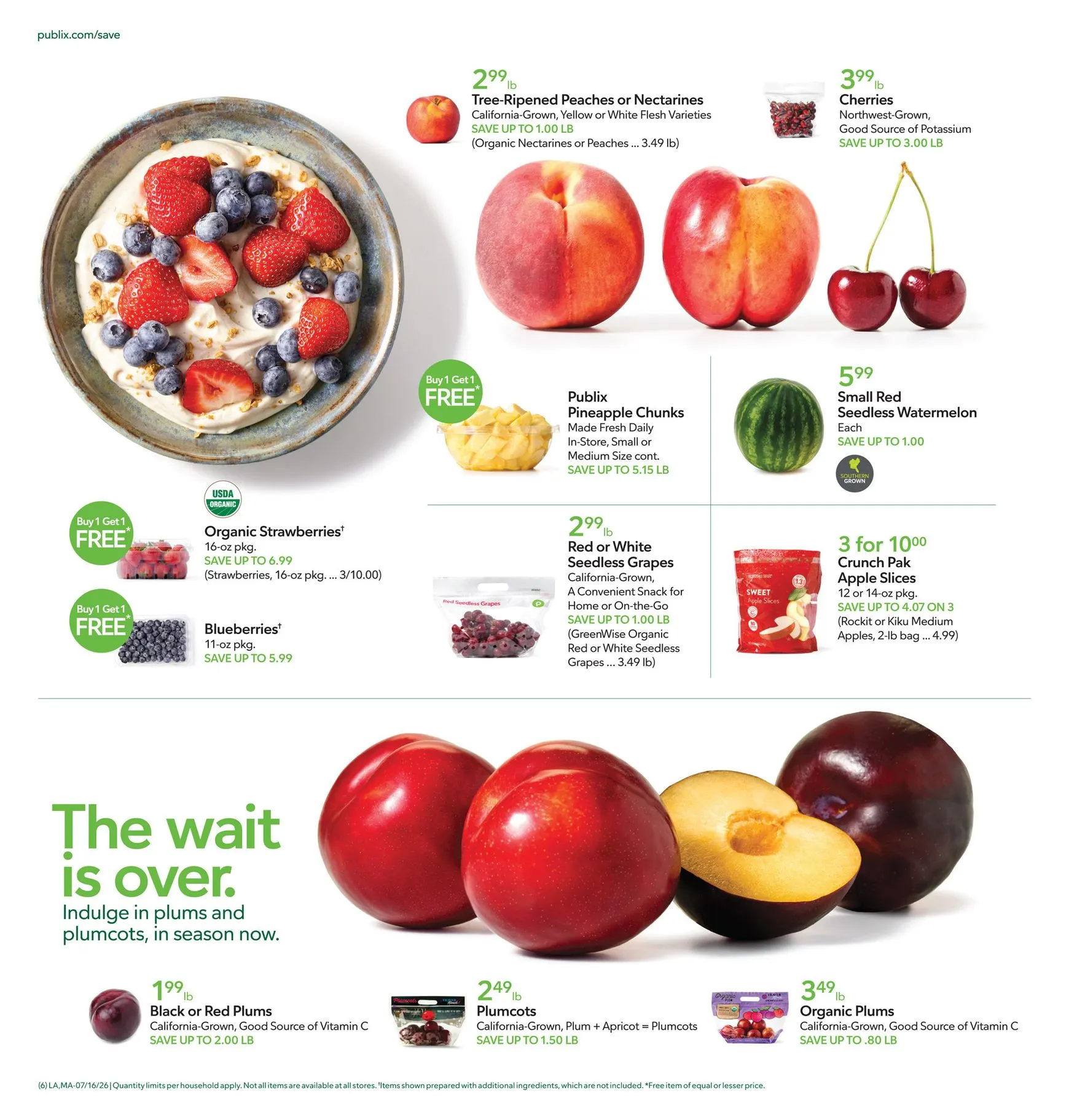 Weekly ad Future Publix flyer valid from Thursday 07/16/2026 to Wednesday 07/22/2026 from July 16 to July 22 2026 - Page 6