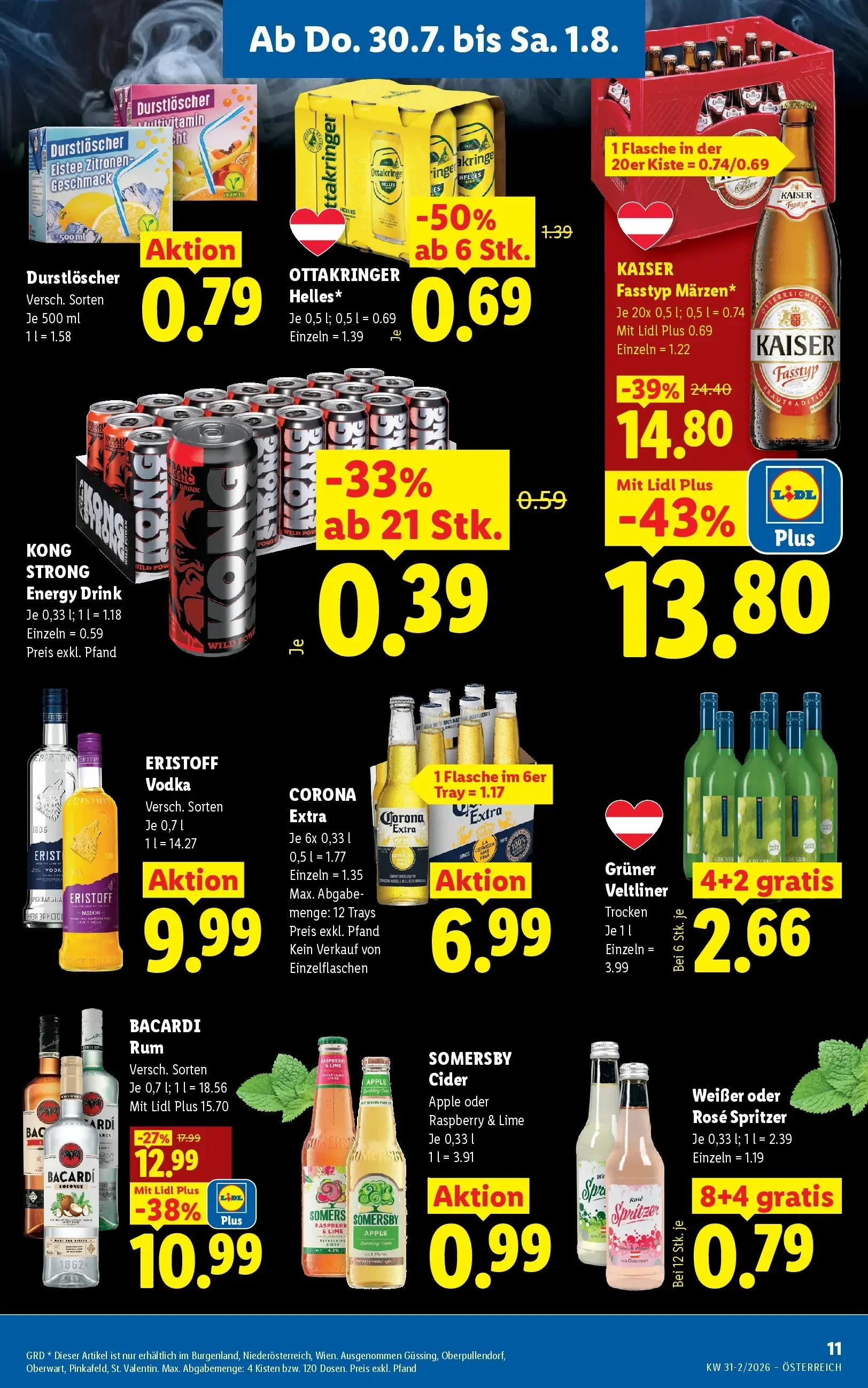 Lidl Aktion von 30. Juli bis 1. August 2026 - Flugblätt seite  13