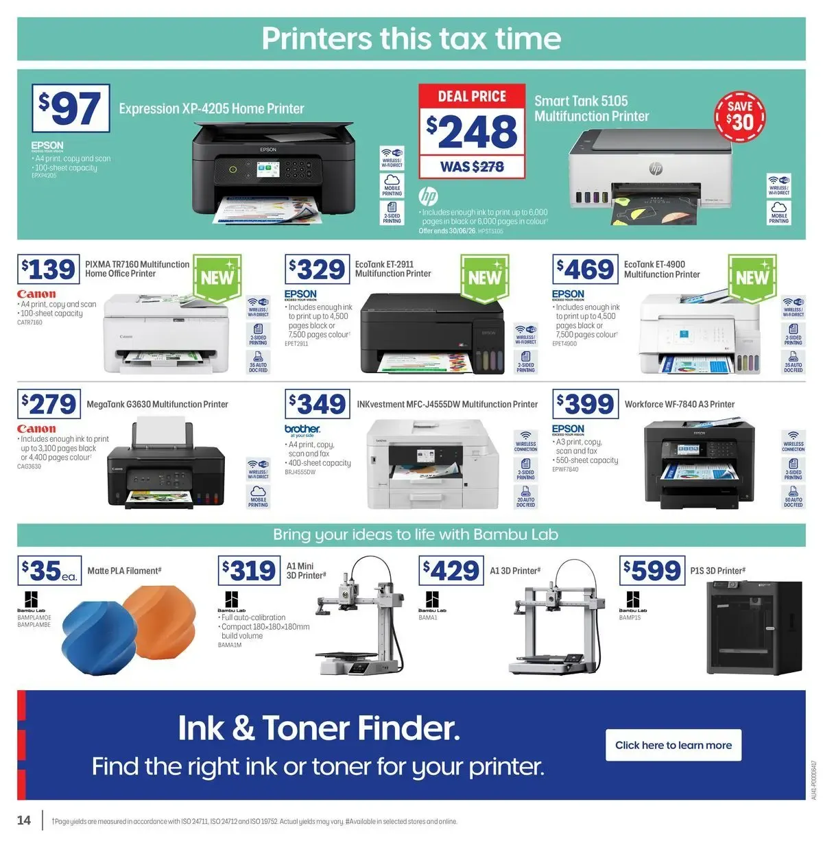 Officeworks EOFY Deals - 11/06/2026 > weekly / monthly specials - Catalogue valid from 11 June to 30 June 2026 - page 14