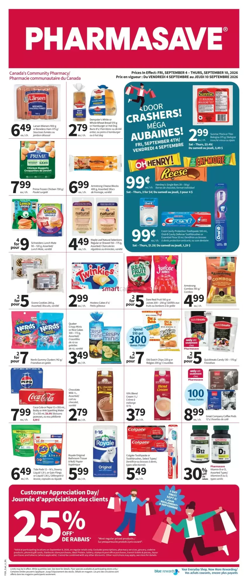 Pharmasave flyer week 36 from September 4 to September 10 2026 - flyer page 1
