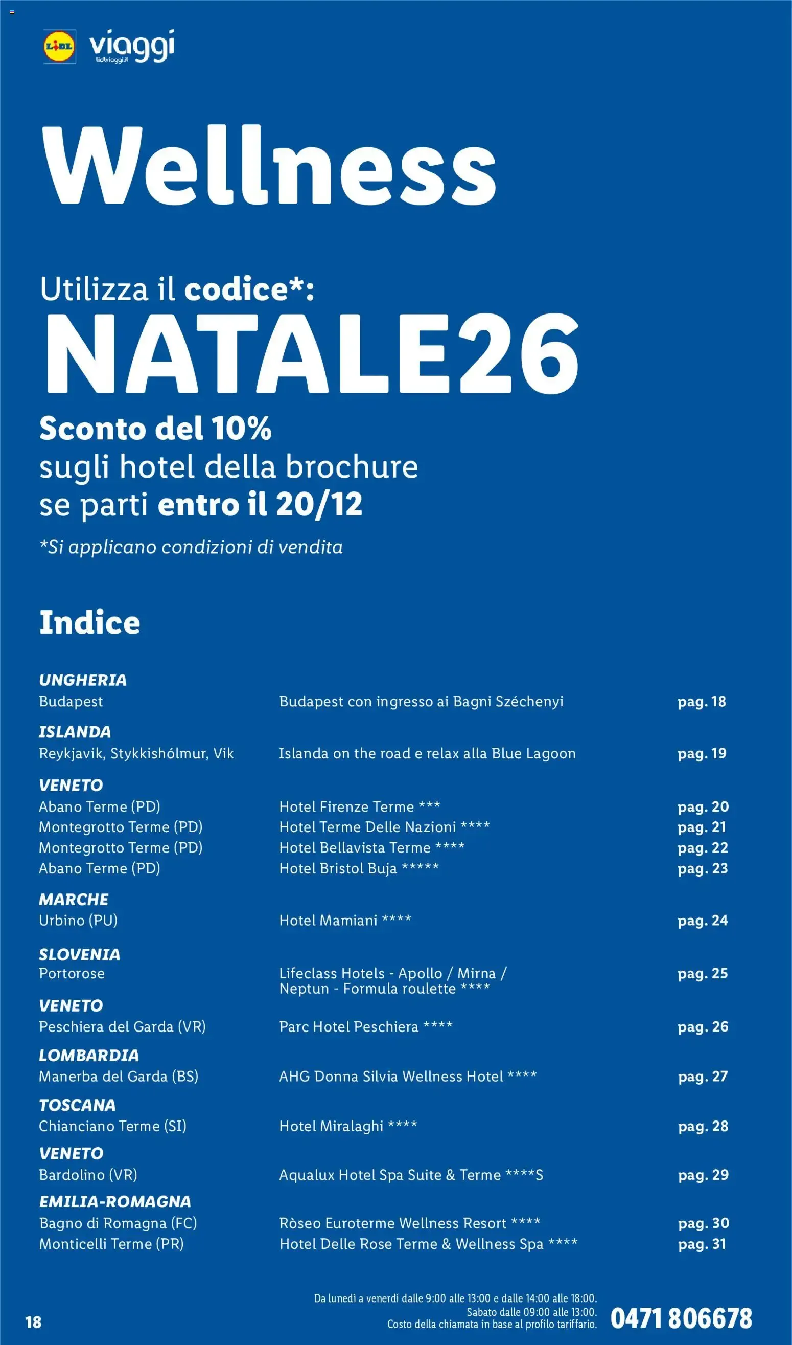 Lidl Viaggi: Mercatini e Wellness da 8 ottobre a 15 dicembre di 2026 - Pagina del volantino 18