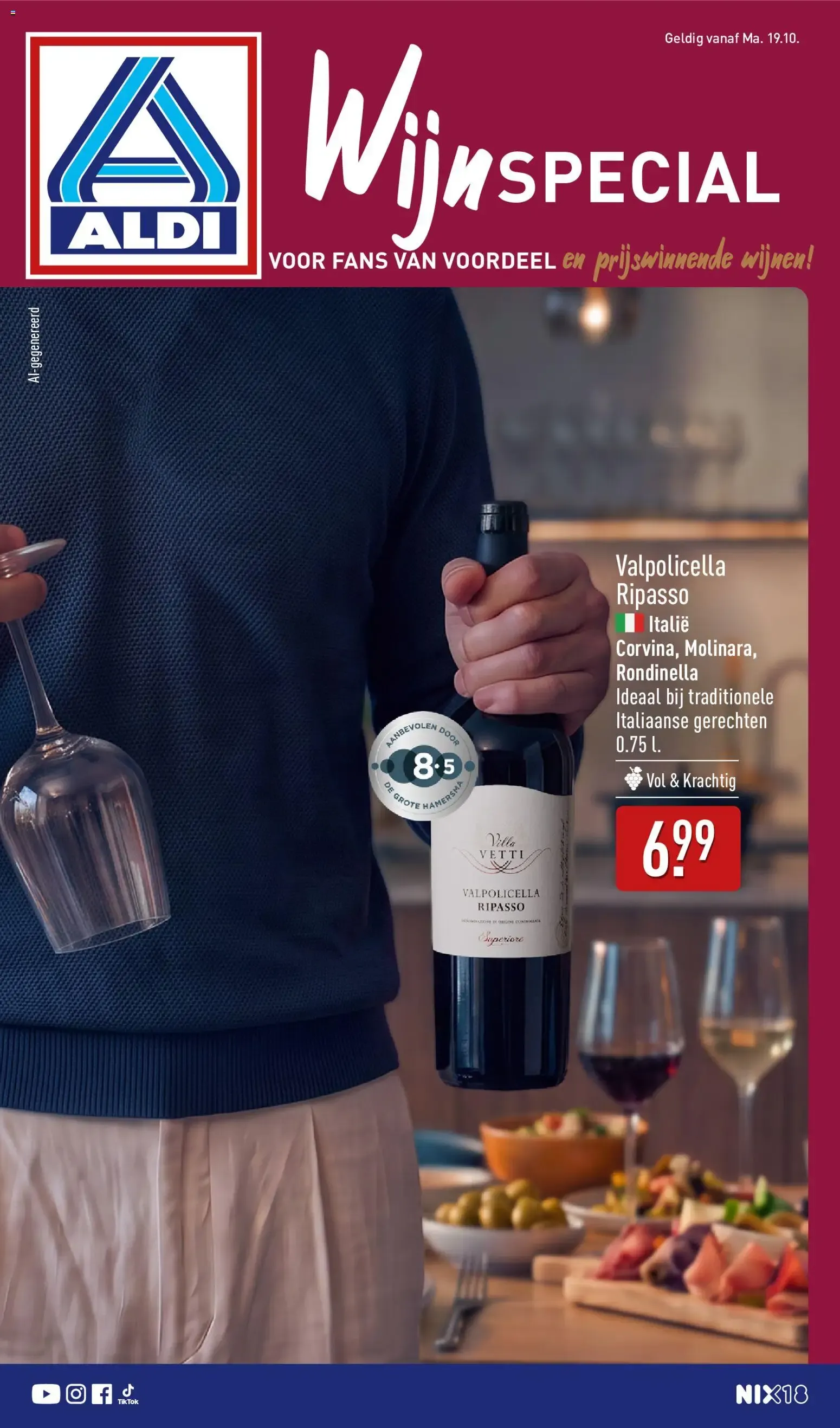 Aldi WijnSPECIAL van 19 oktober tot 19 november 2026 - Folder pagina 1
