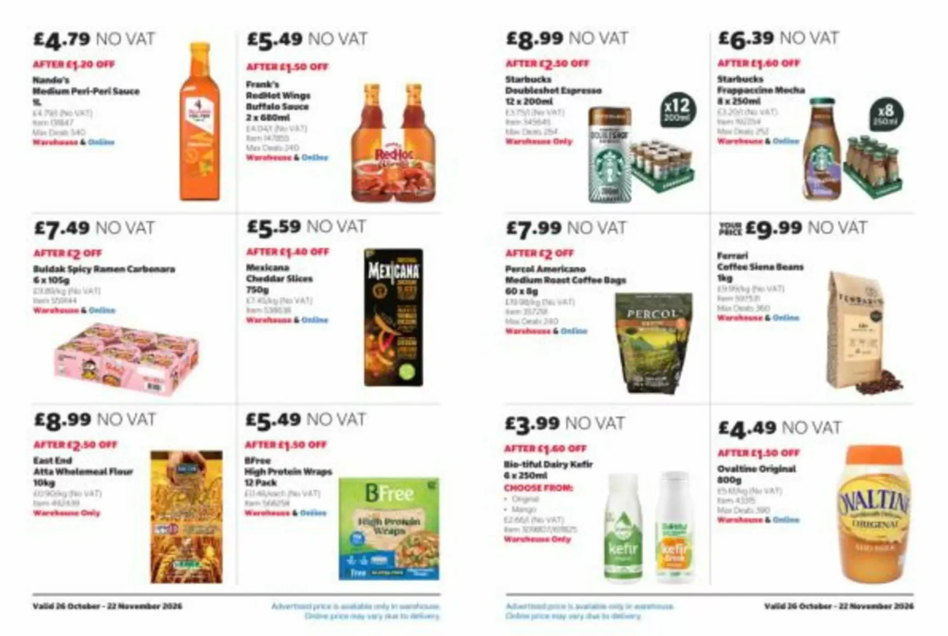 Costco leaflet from 26 October to 22 November 2026 - Catalogue Page 10