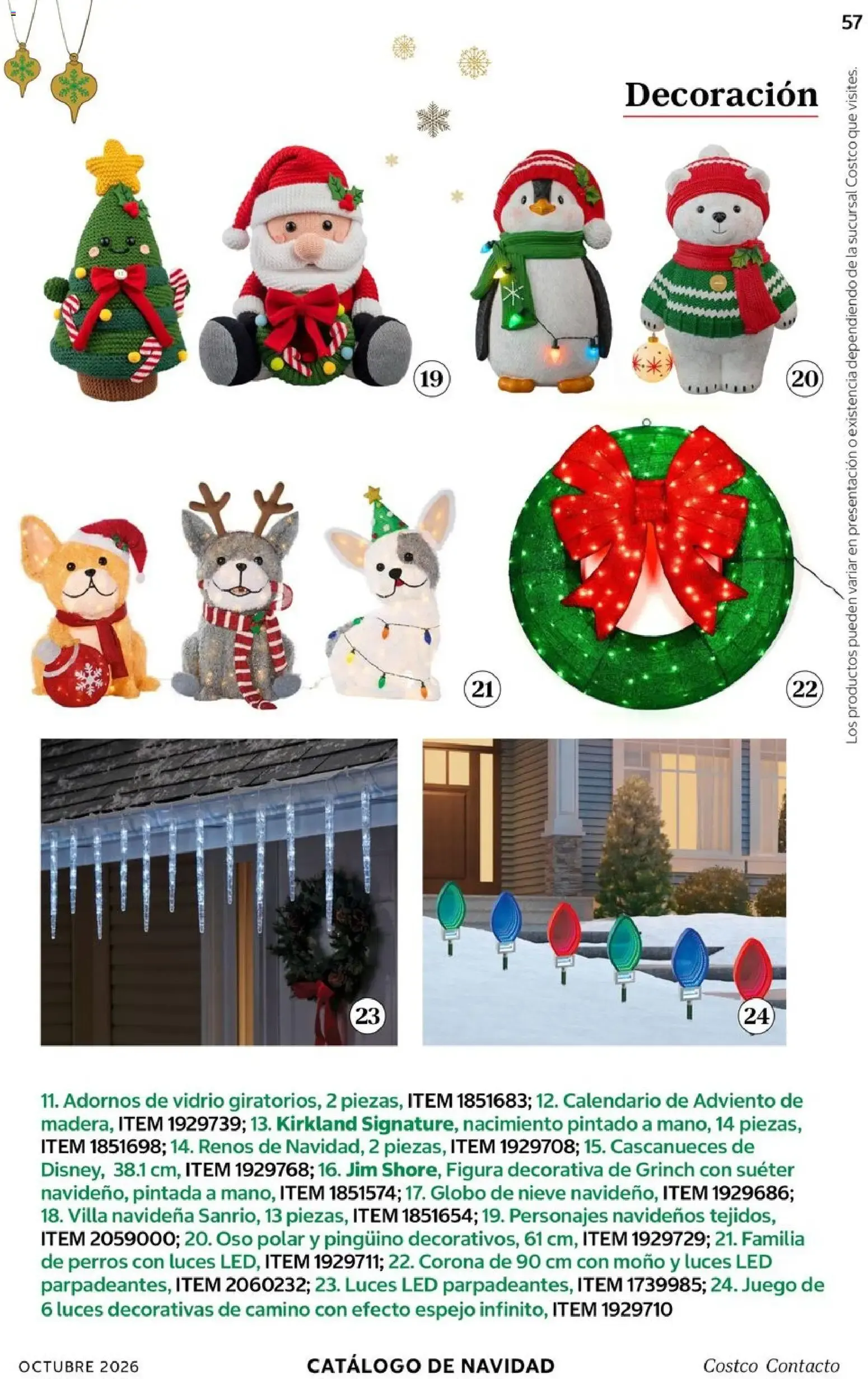 Catálogo de Costco Contacto: Navidad en Costco 1 de octubre al 31 de octubre 2026 - Pagina 57
